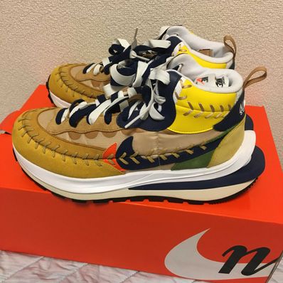 Jean-Paul Gaultier × sacai × Nike VaporWaffle "Sesame/Multi Color"