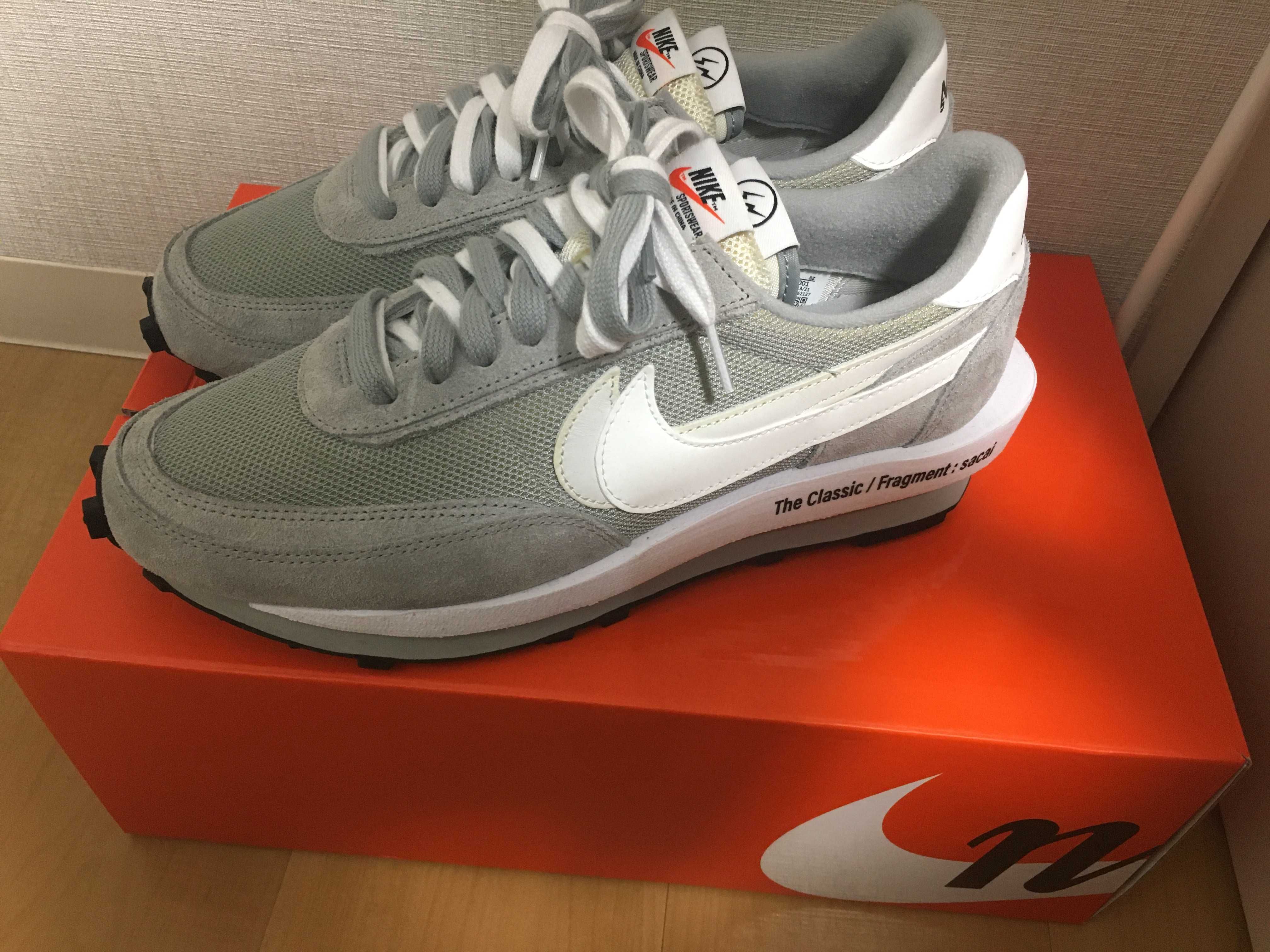 Fragment × sacai × Nike LD Waffle "Light Smoke Grey"