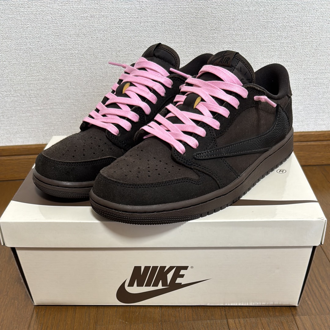 Travis Scott × Nike Air Jordan 1 Low OG SP "Velvet Brown and Dark Mocha"