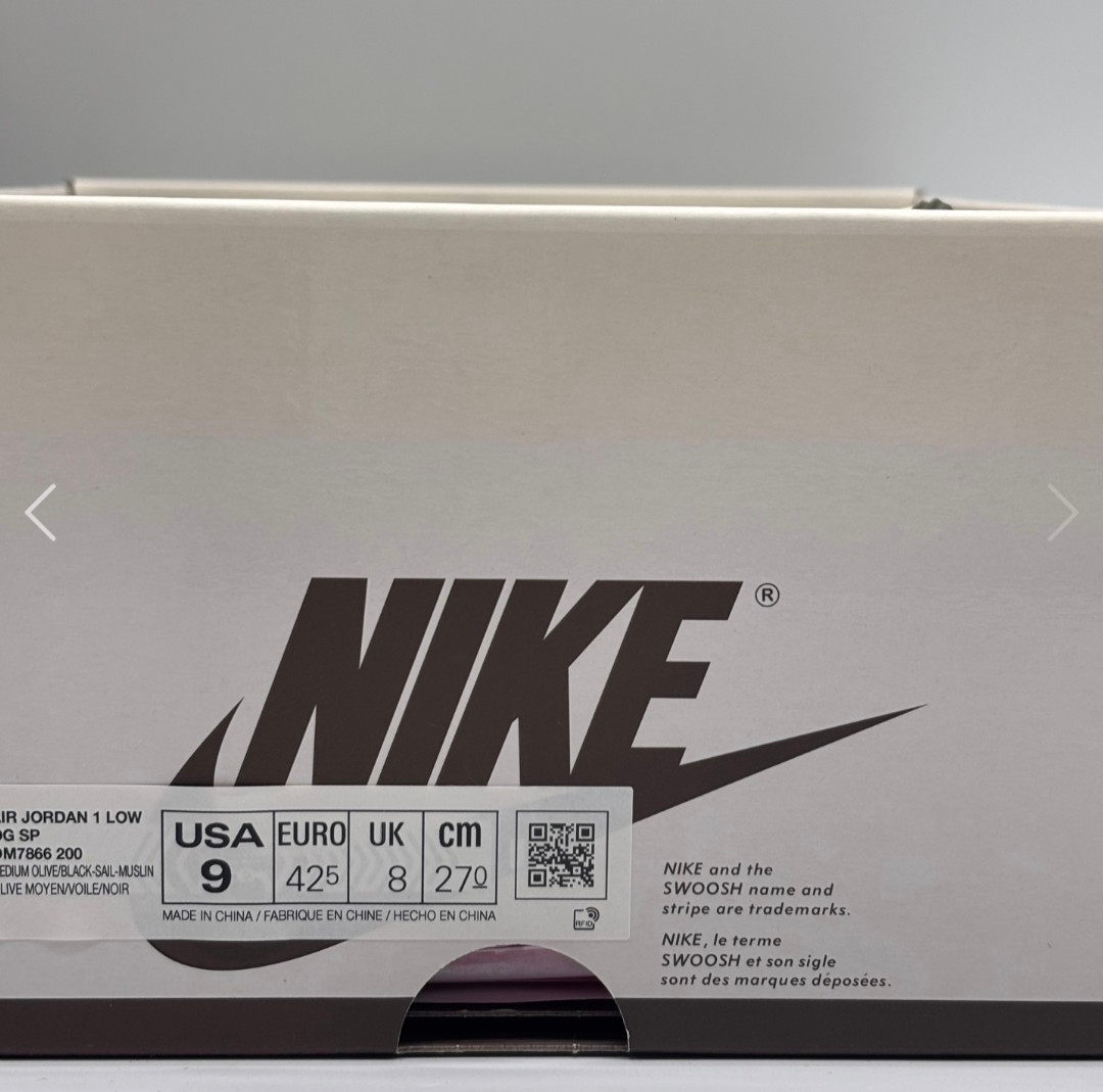 Travis Scott × Nike Air Jordan 1 Low OG SP "Reverse Olive"