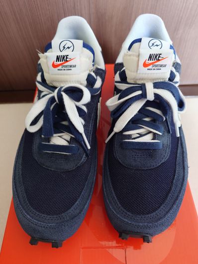 Fragment × sacai × Nike LD Waffle "Blackended Blue"