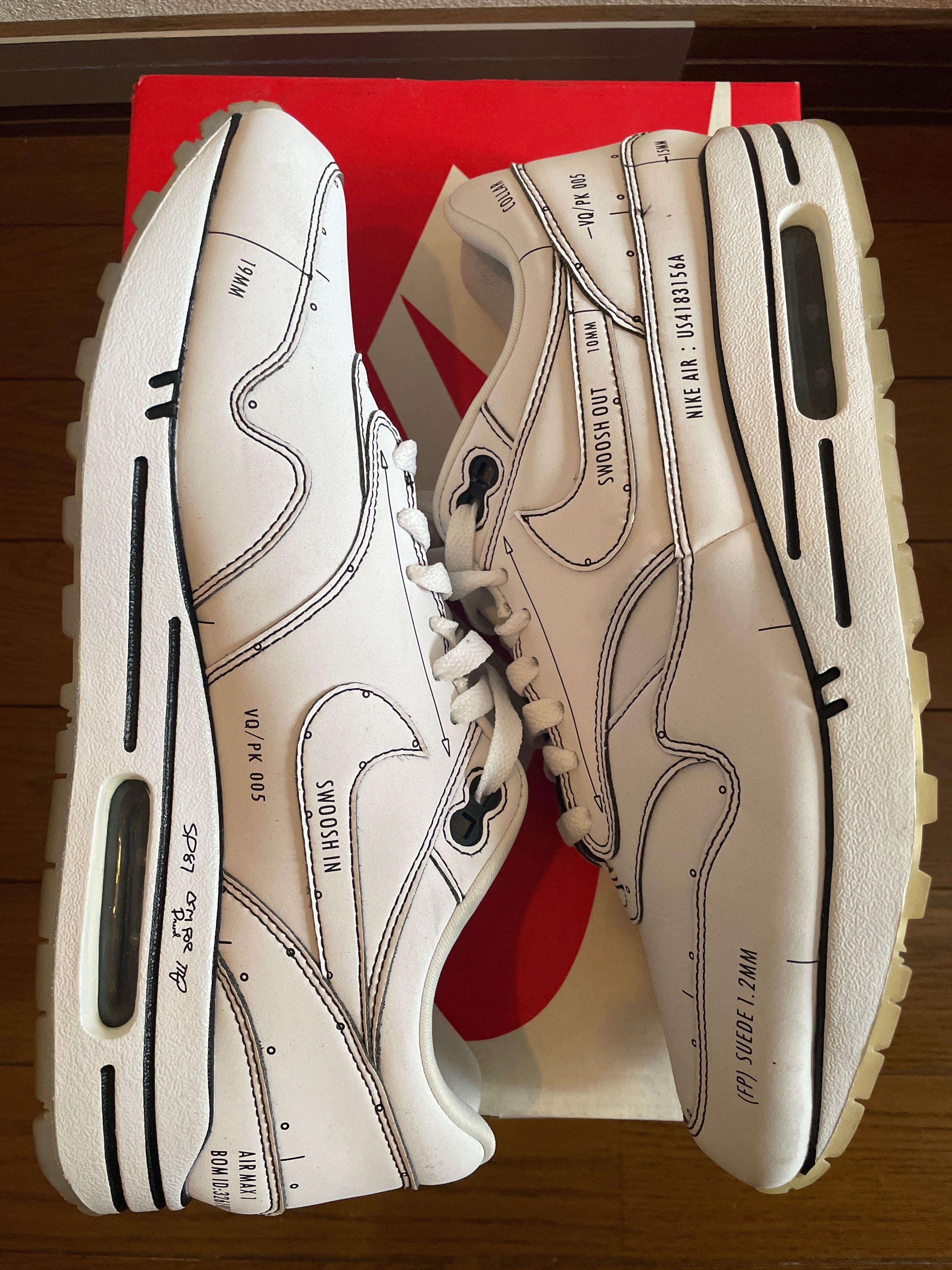 NIKE AIR MAX 1 "TINKER SCHEMATIC WHITE"