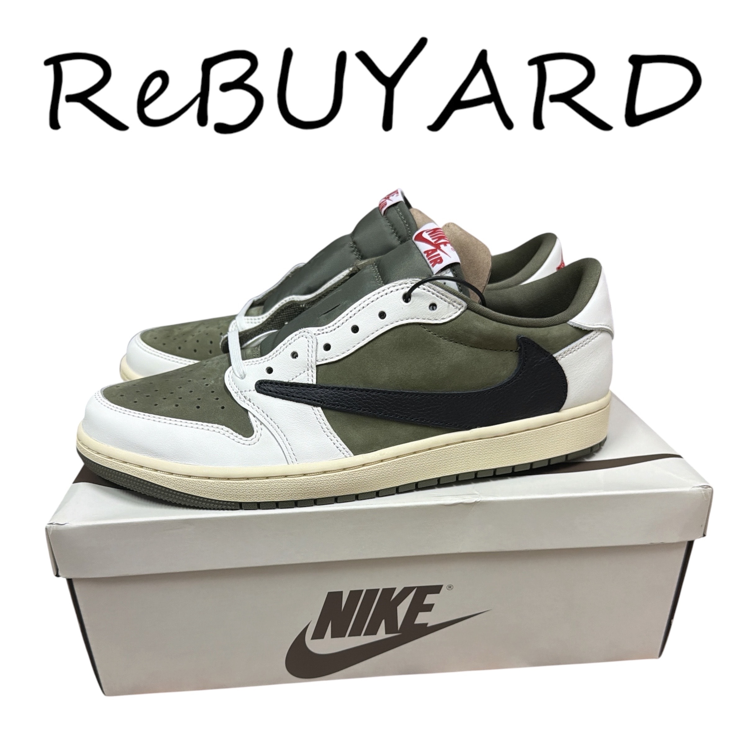 Travis Scott × Nike Air Jordan 1 Low OG SP "Reverse Olive"