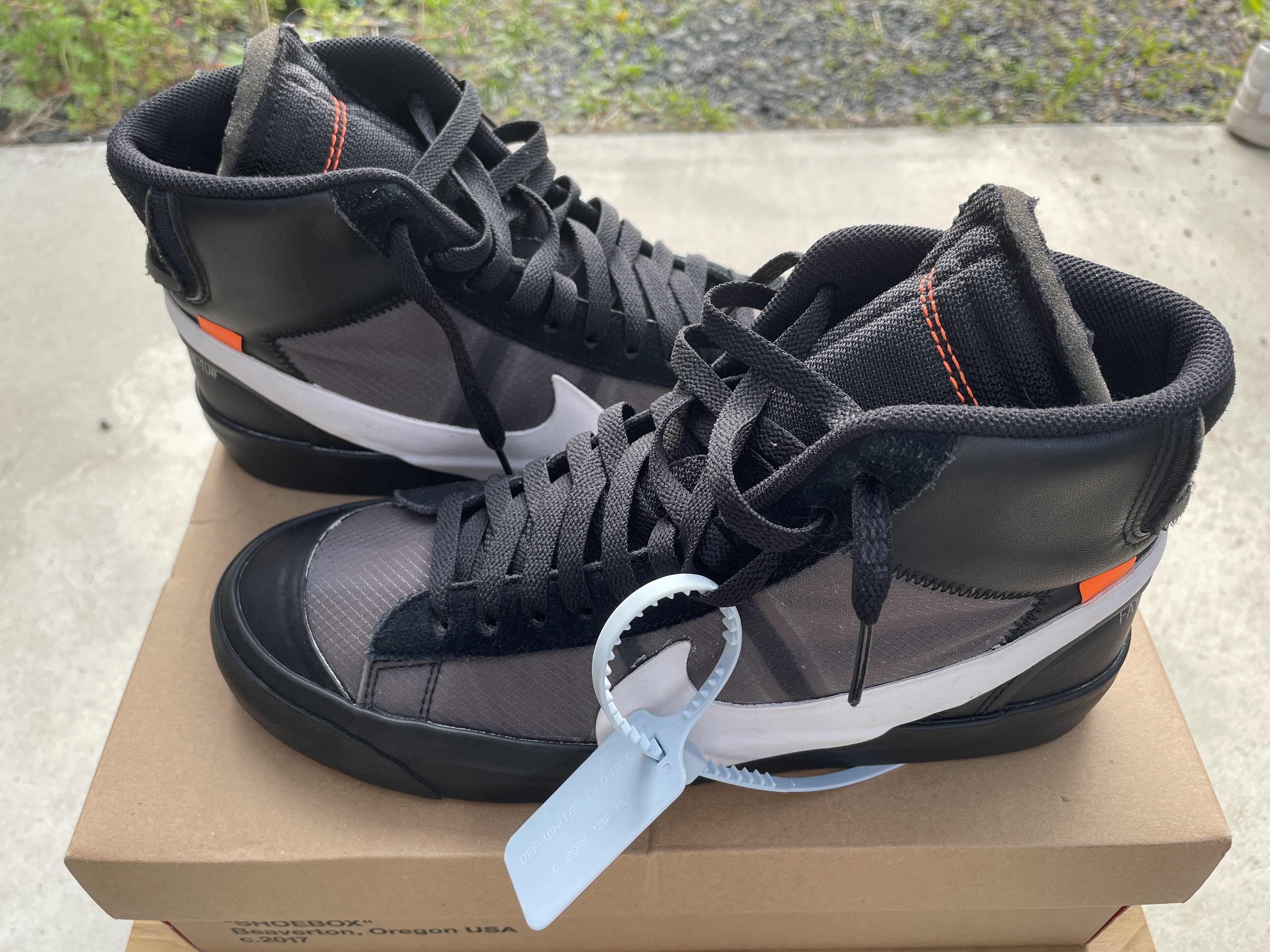 Off-White × Nike Blazer Studio Mid "Grim Reaper"