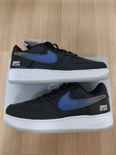 KITH × Nike Air Force 1 Low New York Knicks "Black/Brilliant Orange/Rush/Brilliant White"