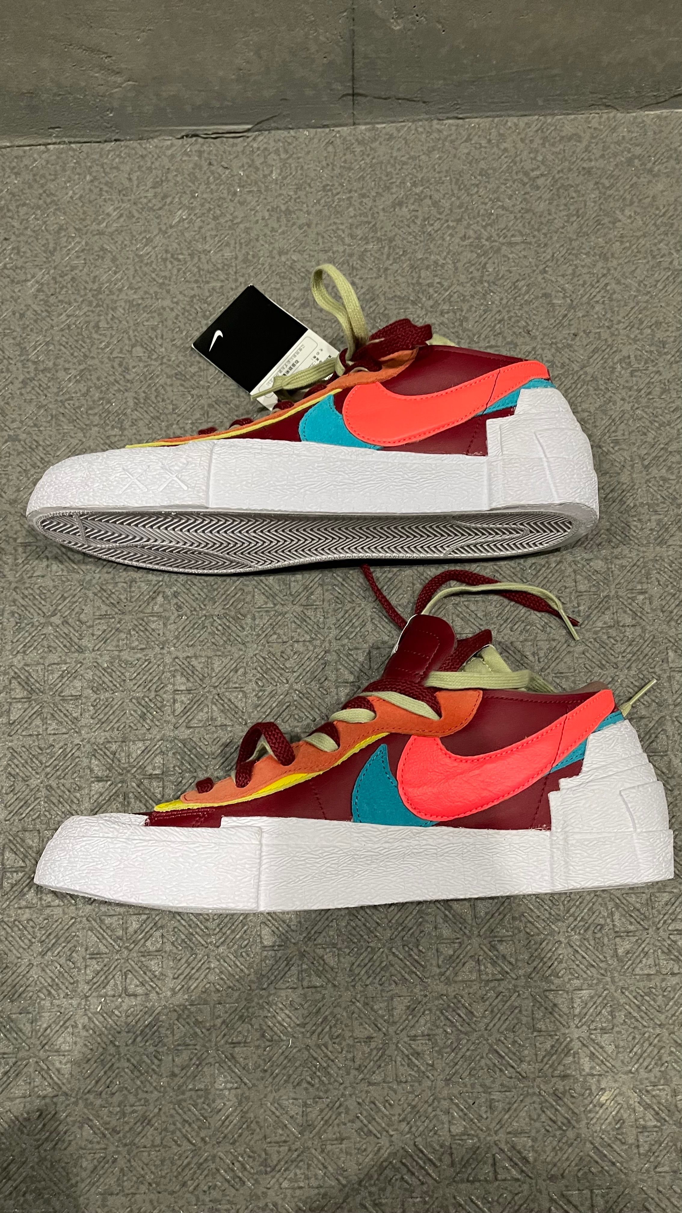 KAWS × sacai × Nike Blazer Low "Team Red"