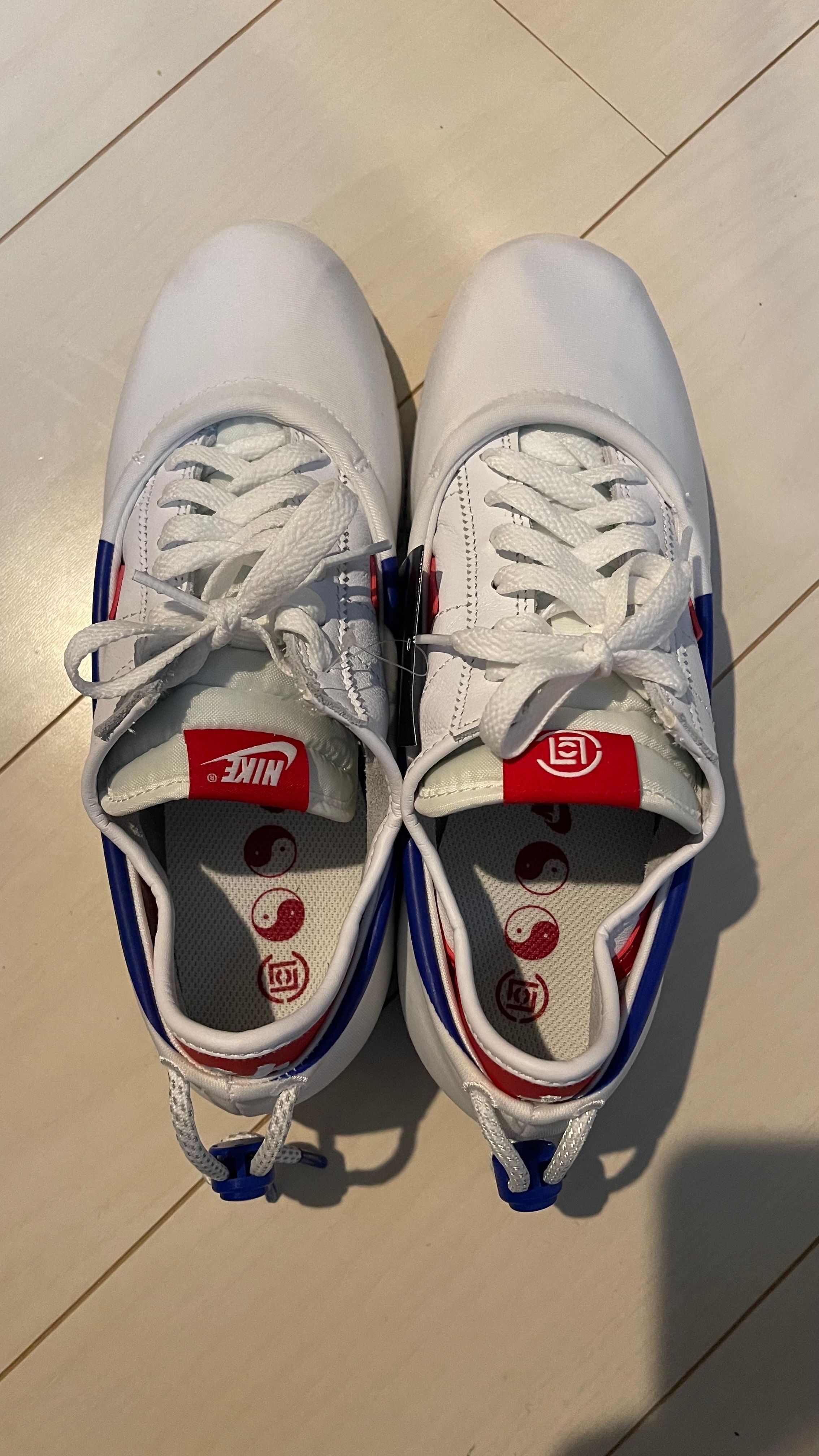 CLOT × Nike Cortez "White and Game Royal"