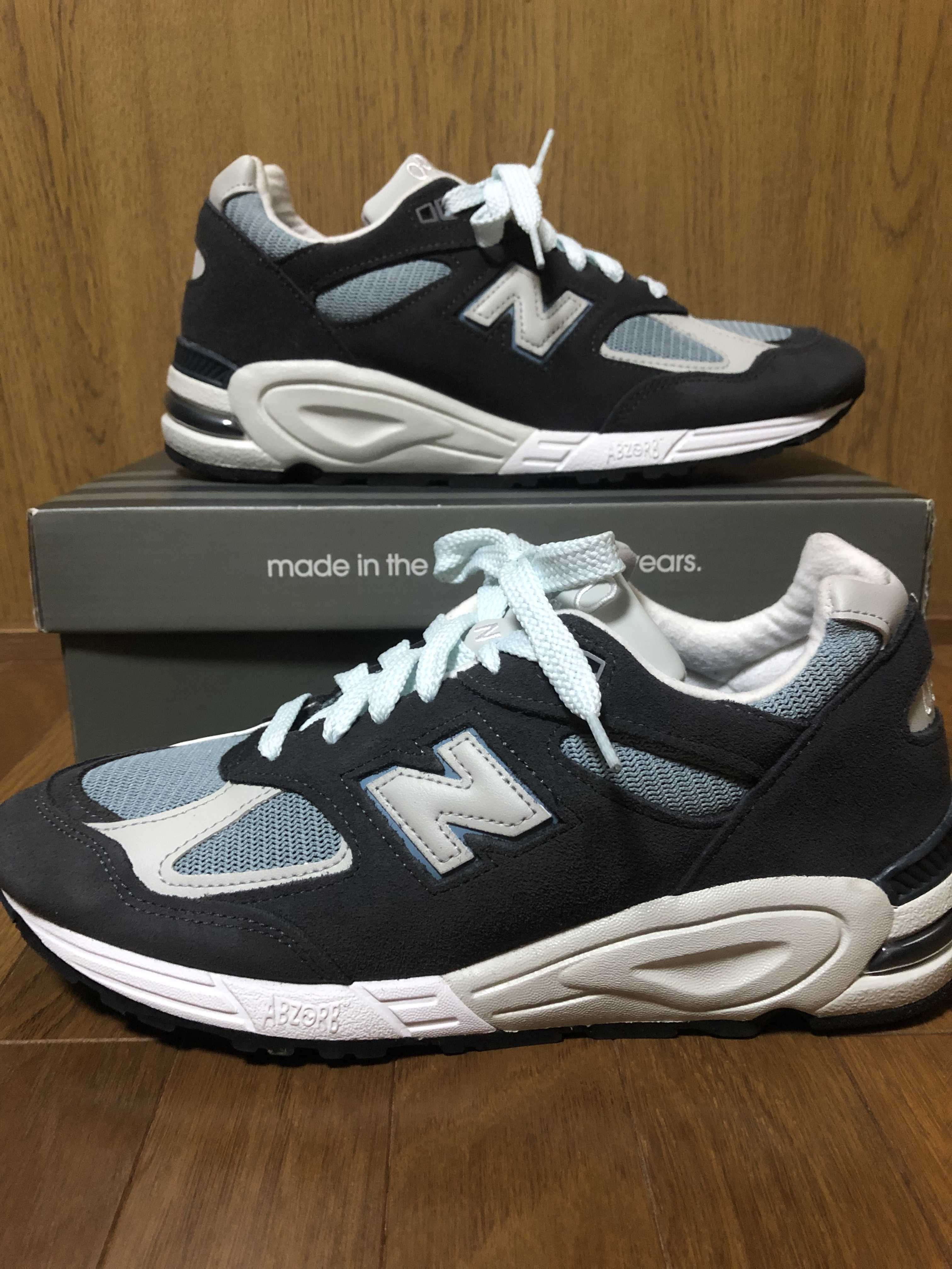 KITH Ronnie Fieg × New Balance 990V2 "Steel Blue"