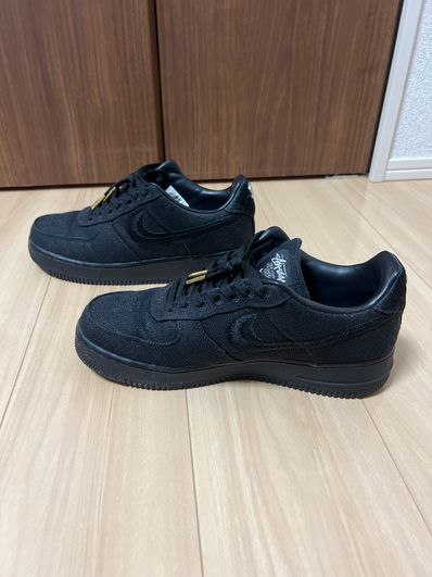 Stussy × Nike Air Force 1 Low "Triple Black"