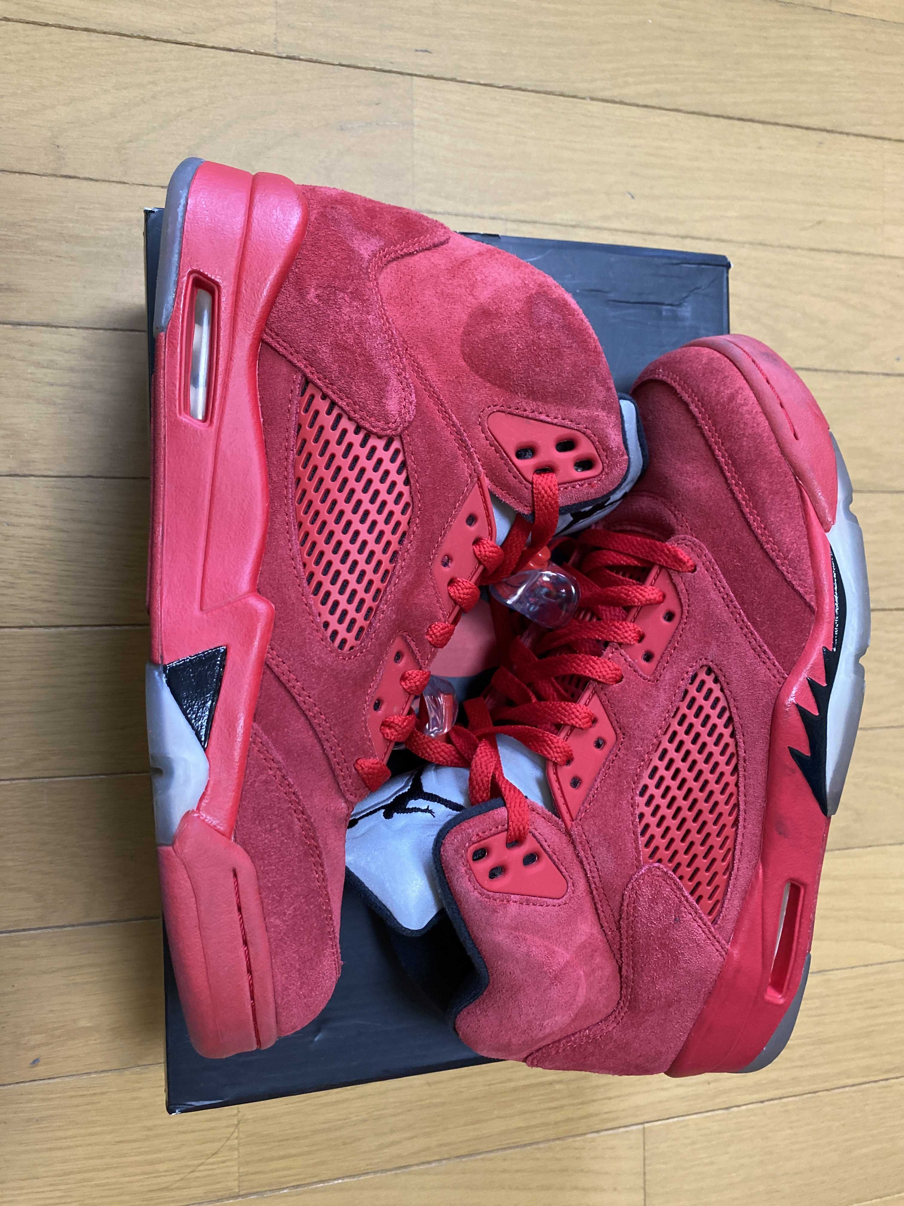 Nike Air Jordan 5 Ratro "Red Suede"