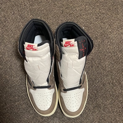Travis Scott × Nike Air Jordan 1 Retro High OG TS SP "Sail/Dark Mocha"