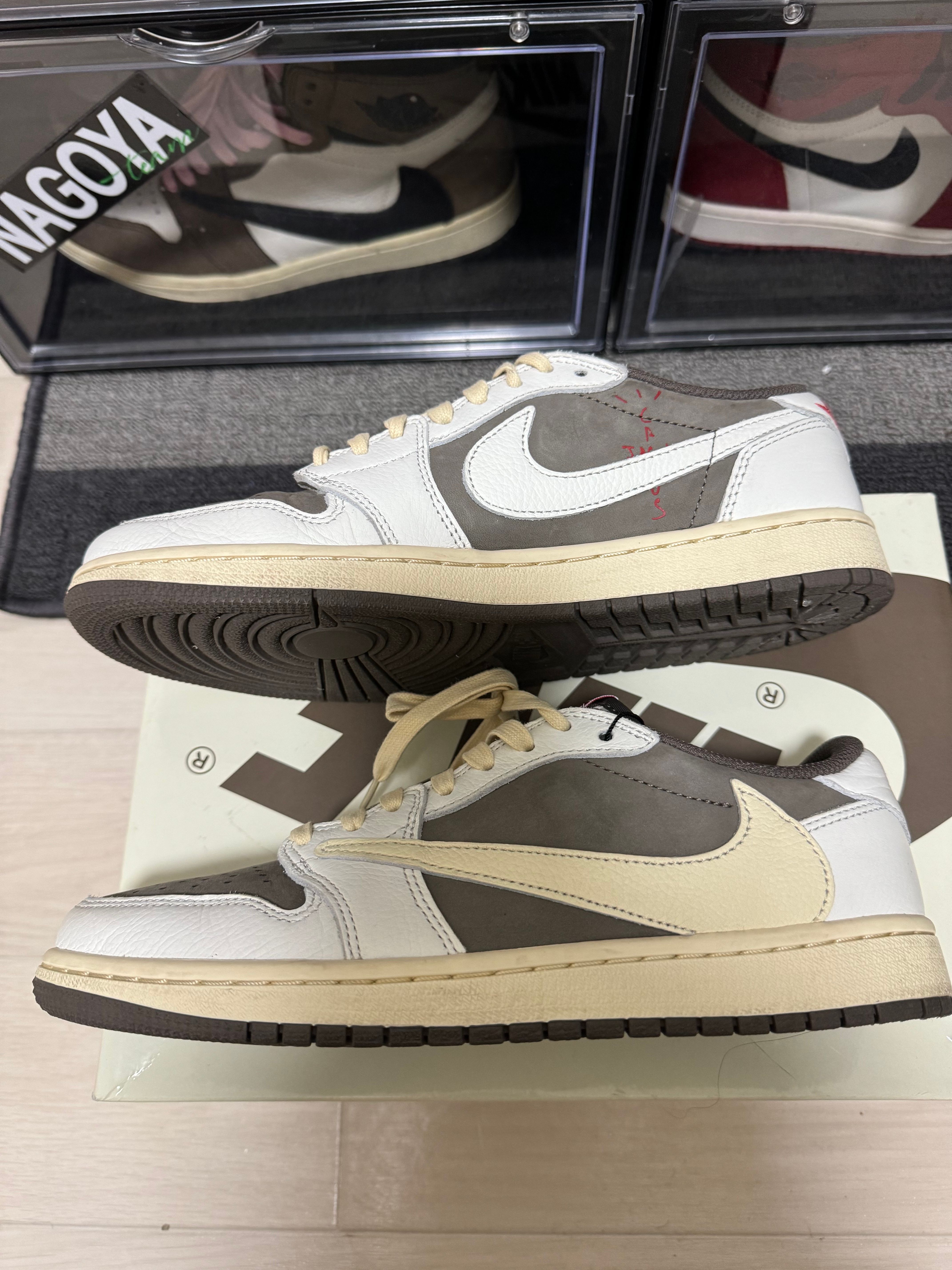 Travis Scott × Nike Air Jordan 1 Low OG SP "Reverse Mocha/Sail and Ridgerock"