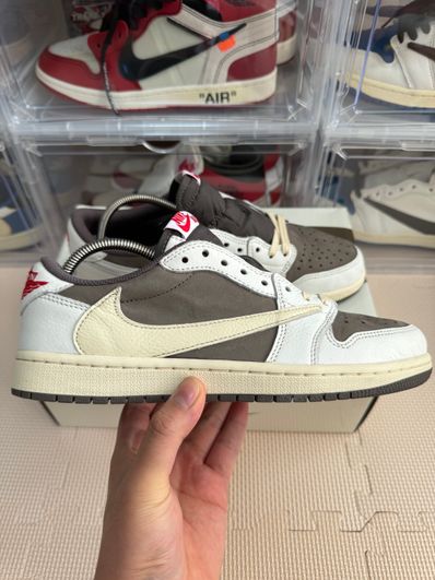 Travis Scott × Nike Air Jordan 1 Low OG SP "Reverse Mocha/Sail and Ridgerock"