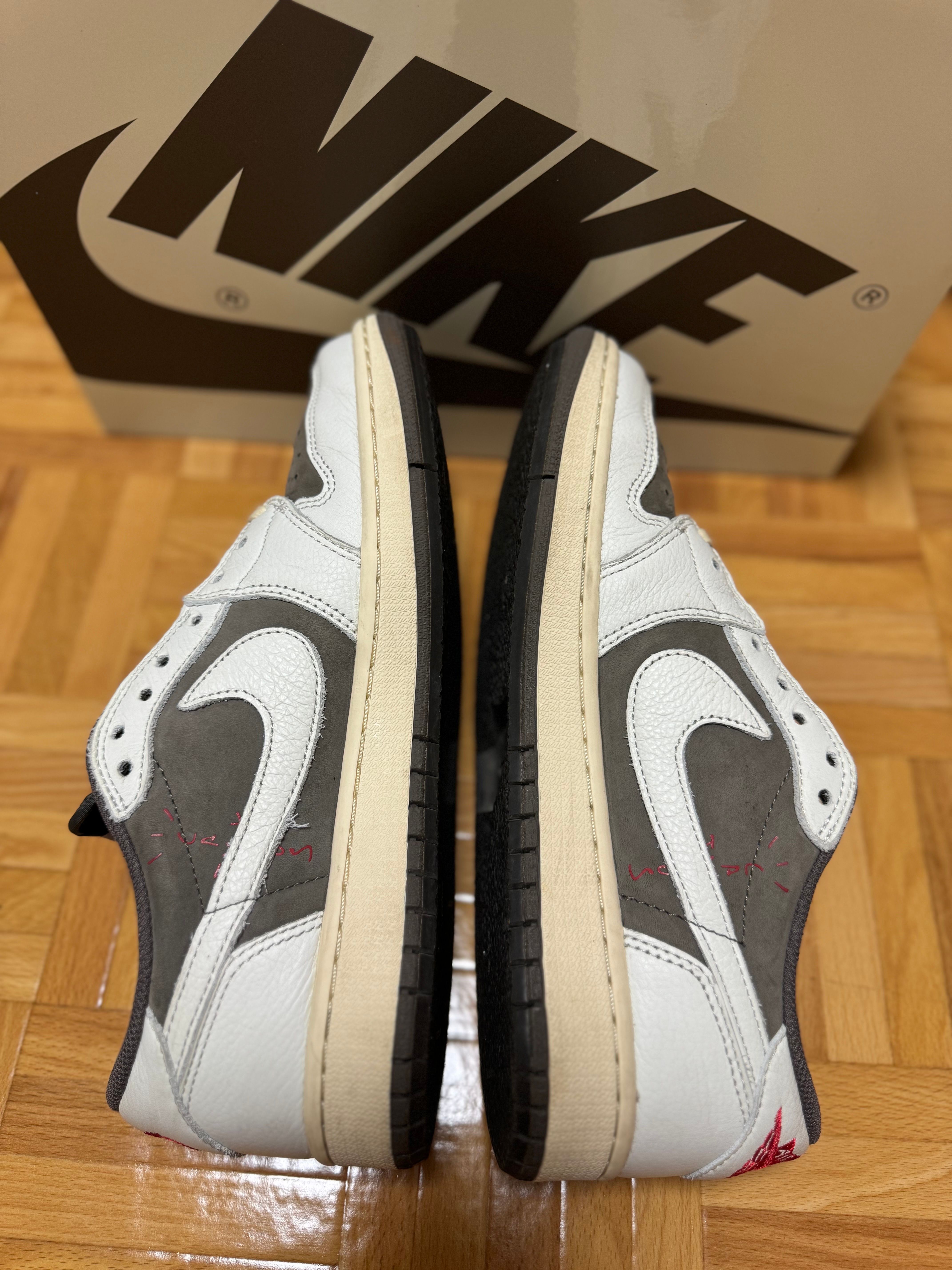 Travis Scott × Nike Air Jordan 1 Low OG SP "Reverse Mocha/Sail and Ridgerock"