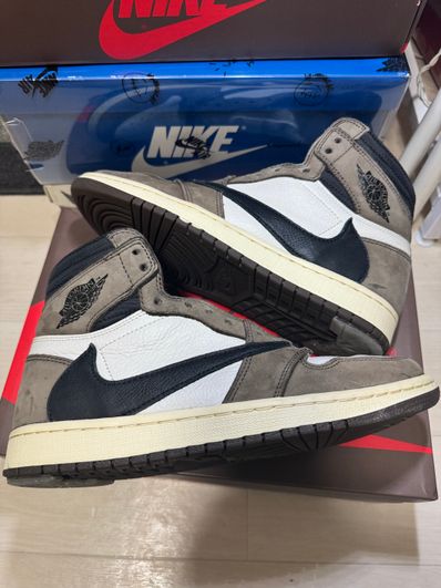 Travis Scott × Nike Air Jordan 1 Retro High OG TS SP "Sail/Dark Mocha"