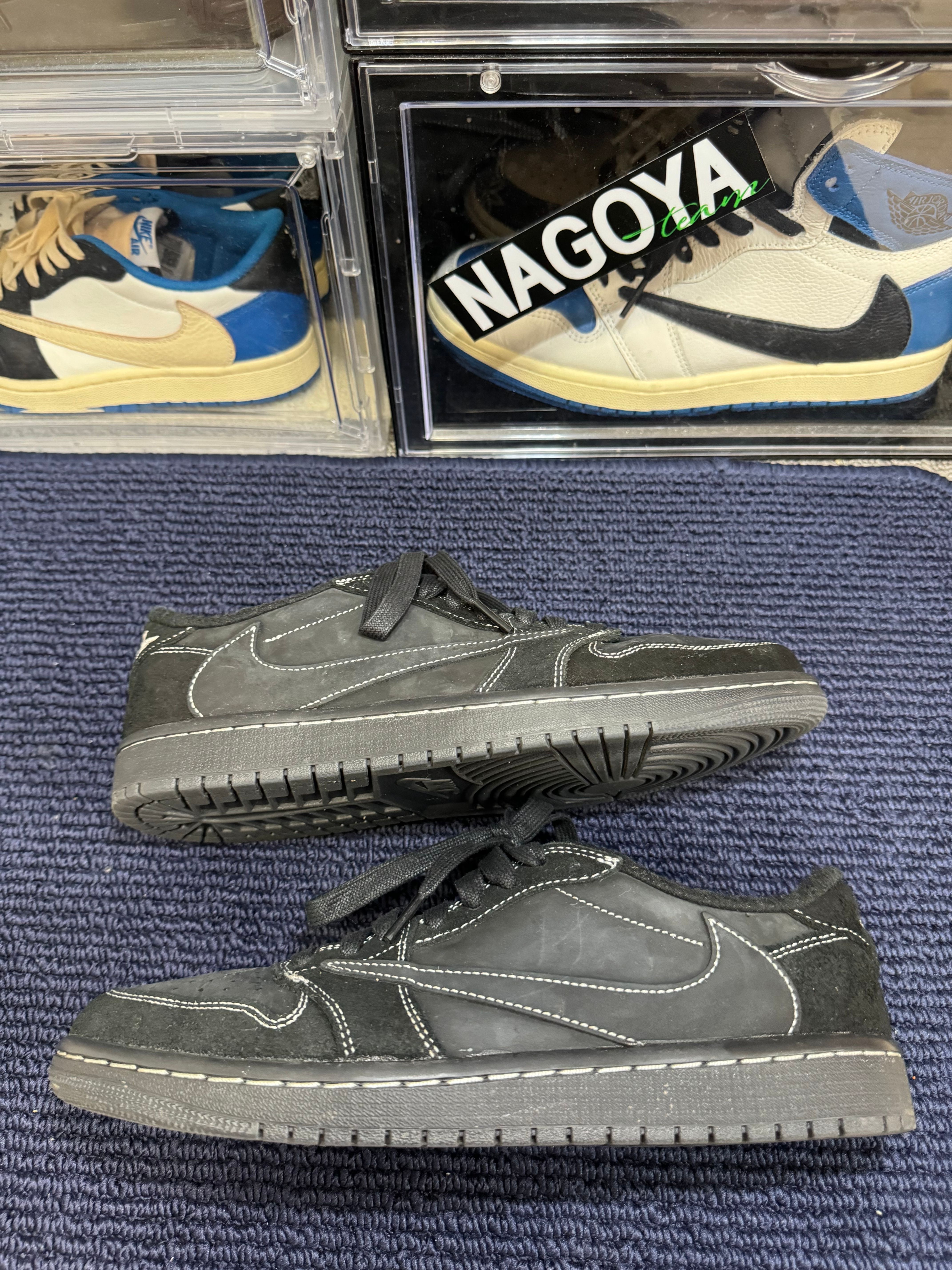 Travis Scott × Nike Air Jordan 1 Low OG SP "Black Phantom"