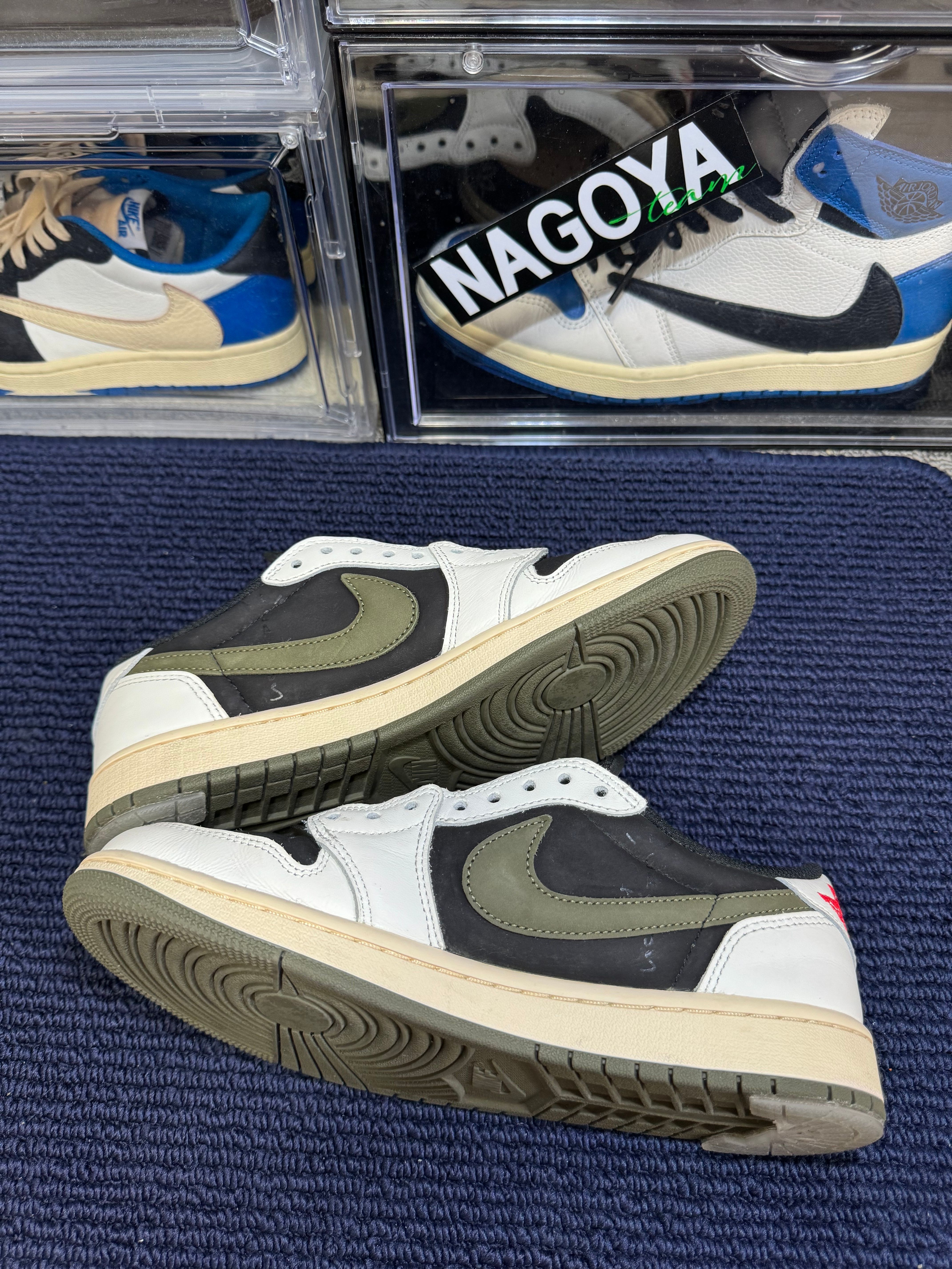 Travis Scott × Nike Women's Air Jordan 1 Low OG "Medium Olive"
