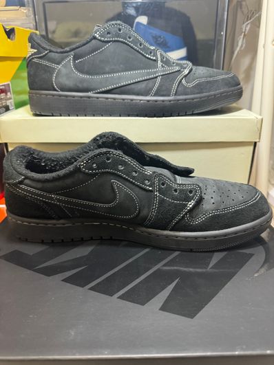 Travis Scott × Nike Air Jordan 1 Low OG SP "Black Phantom"