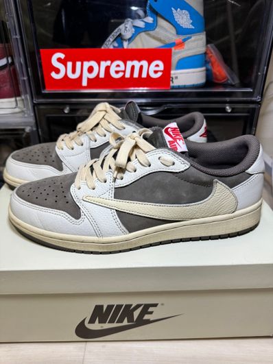 Travis Scott × Nike Air Jordan 1 Low OG SP "Reverse Mocha/Sail and Ridgerock"