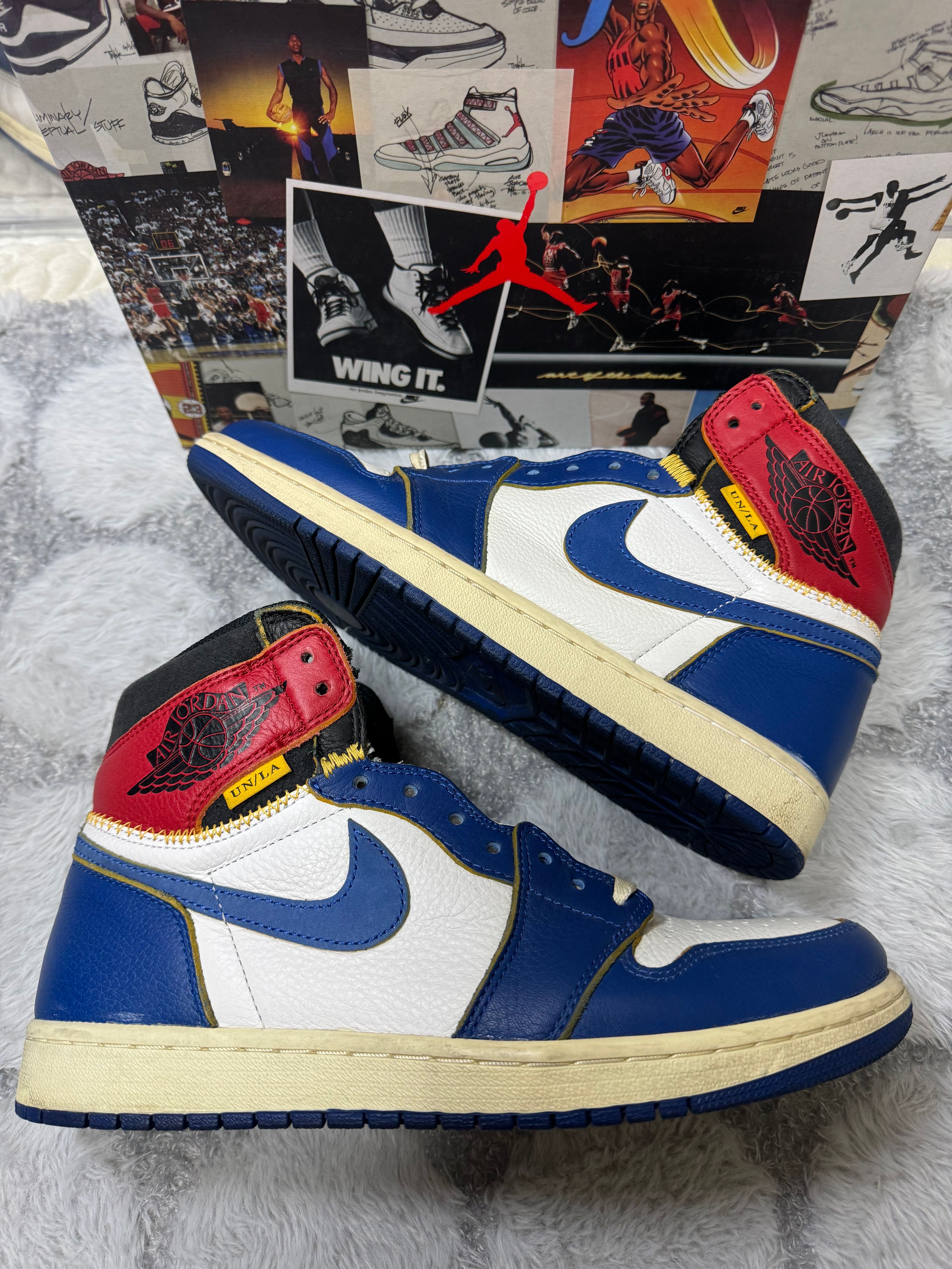 Union × Nike Air Jordan 1 Retro High OG NRG "Storm Blue/Varsity Red"