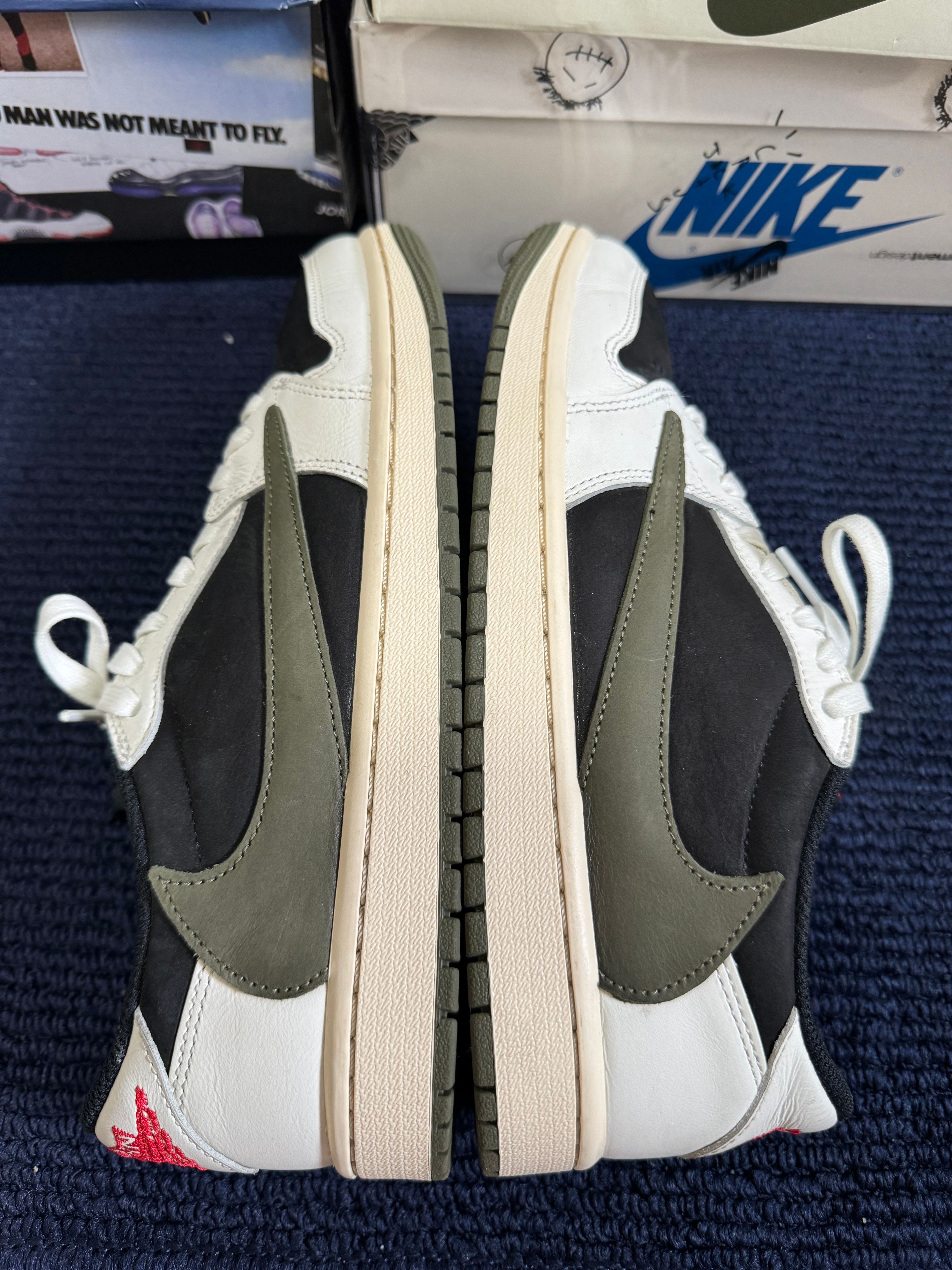 Travis Scott × Nike Women's Air Jordan 1 Low OG "Medium Olive"