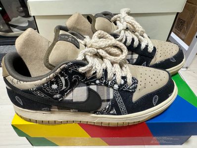 Travis Scott × Nike SB Dunk Low "Black/Parachute Beige"