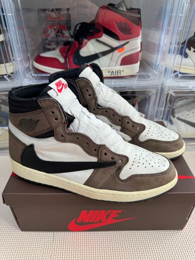 Travis Scott × Nike Air Jordan 1 Retro High OG TS SP "Sail/Dark Mocha"