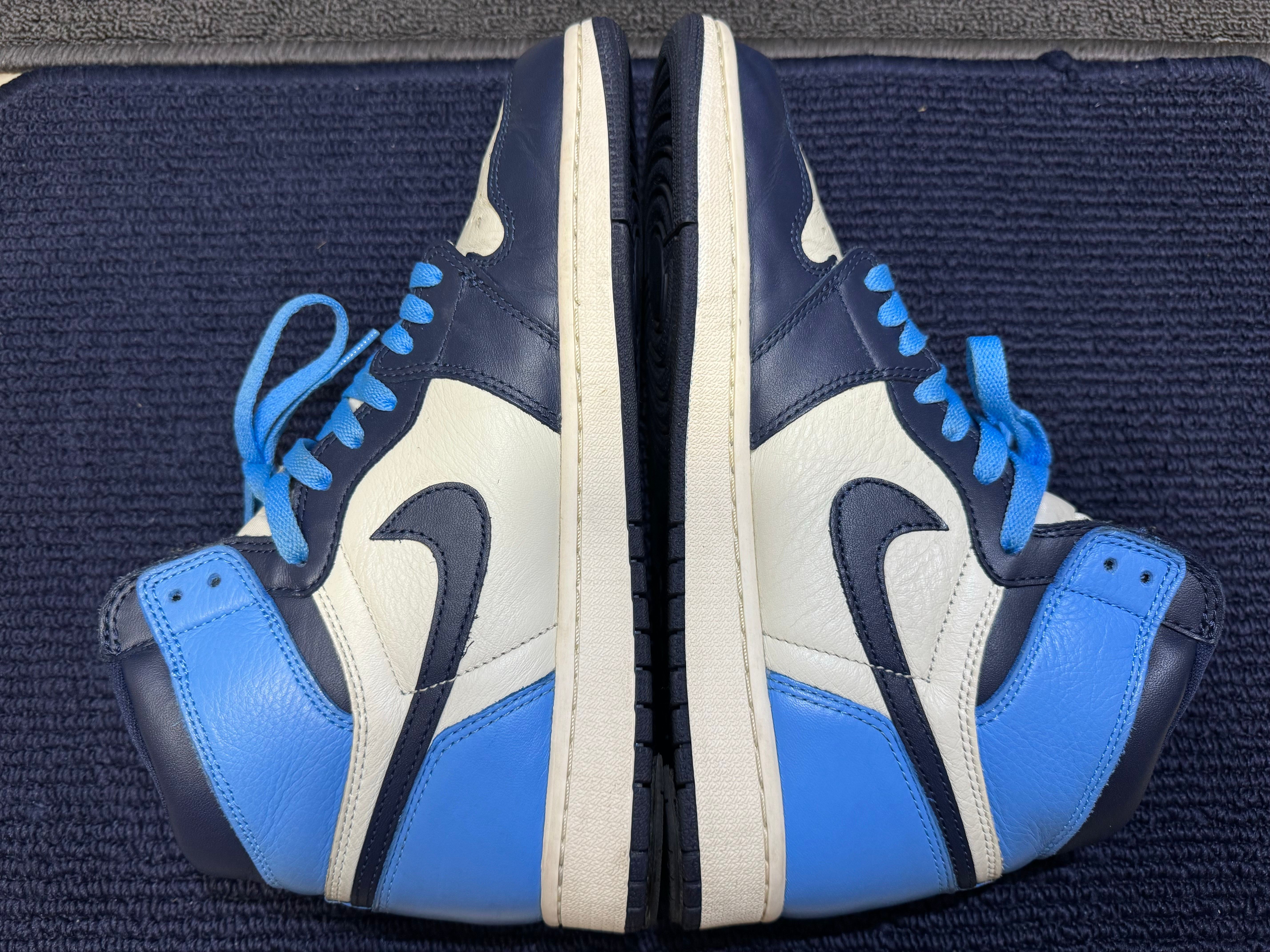 【27.5cm】 ナイキ エアジョーダン1 レトロ ハイ OG セイル/オブシディアン-ユニバーシティ ブルー AIR JORDAN ナイキ] エアジョーダン 1 ハイ OG AIR JORDAN 1 HI OG sail⁄obsidian