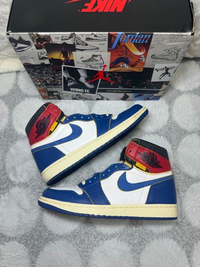 Union × Nike Air Jordan 1 Retro High OG NRG "Storm Blue/Varsity Red"