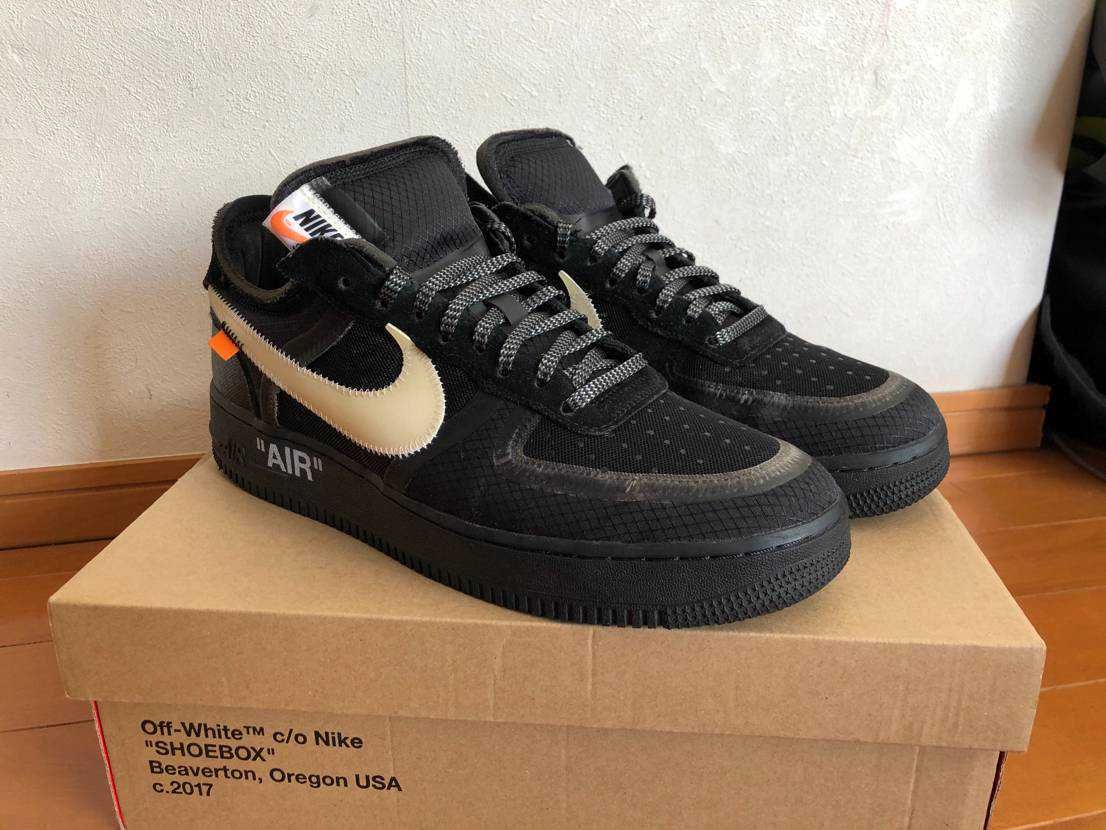 Off-White × Nike Air Force 1 Low "Black"