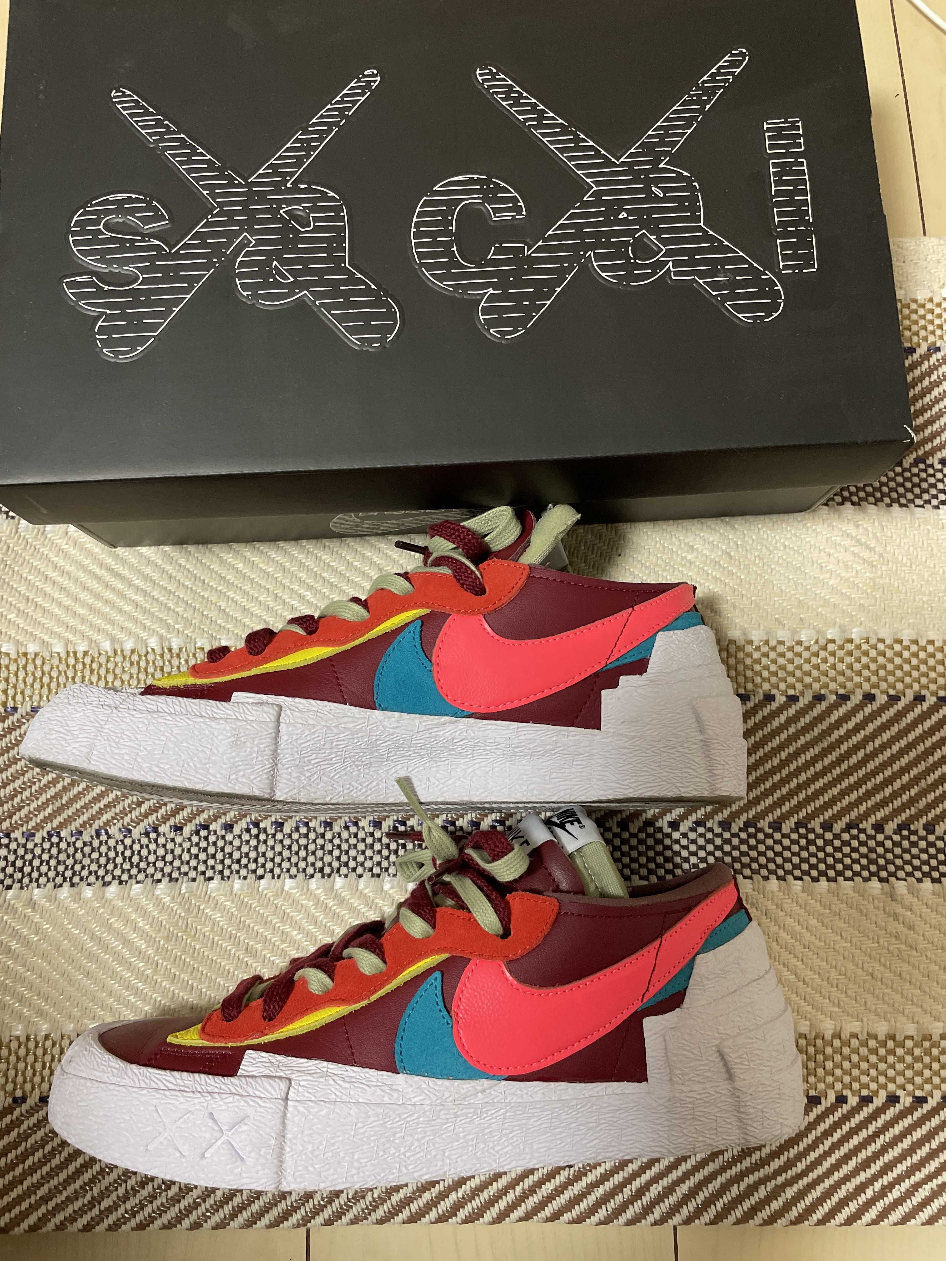 KAWS × sacai × Nike Blazer Low "Team Red"