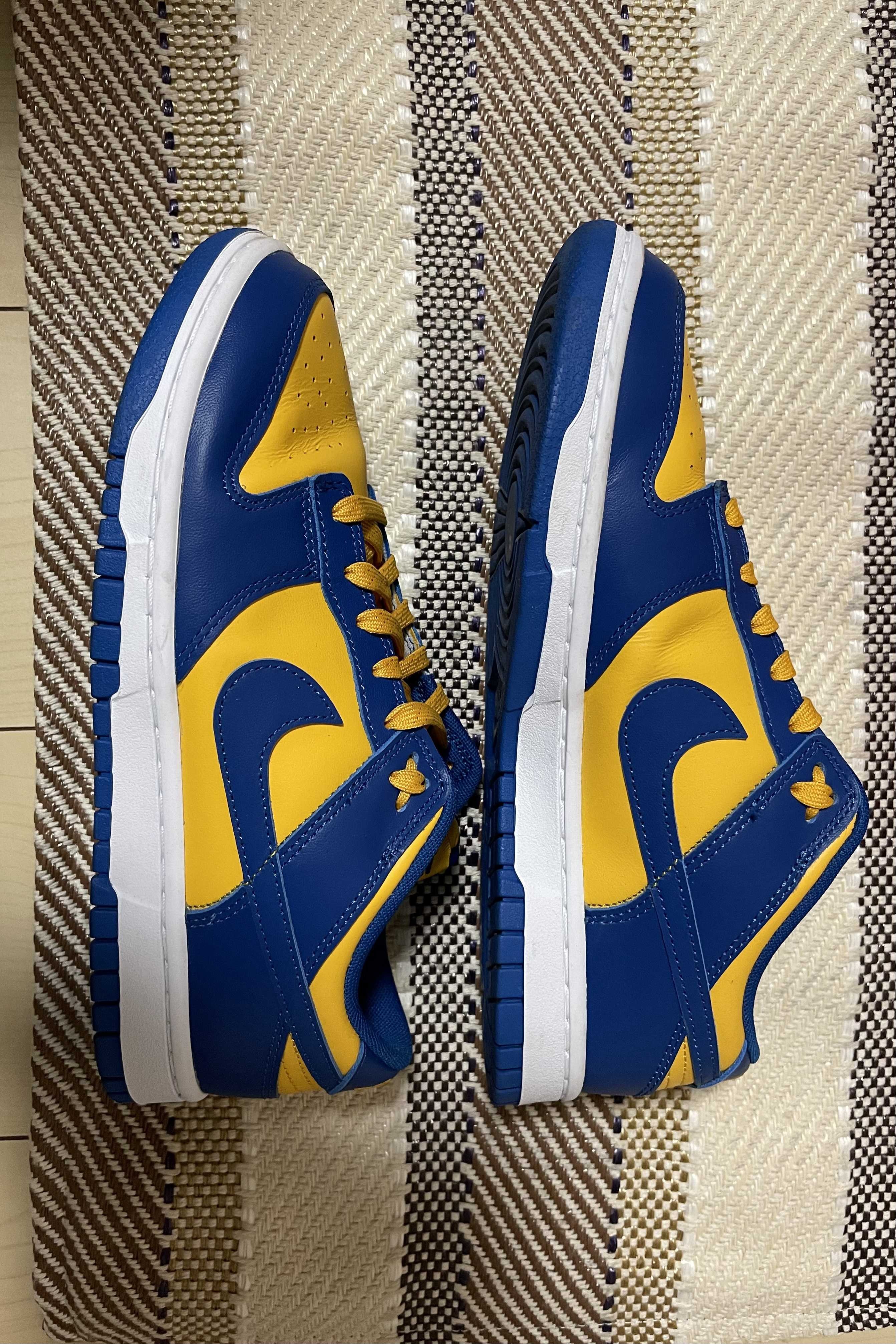 Nike Dunk Low "Blue Jay and University Gold"