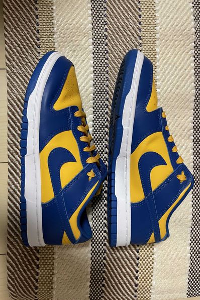 Nike Dunk Low "Blue Jay and University Gold"