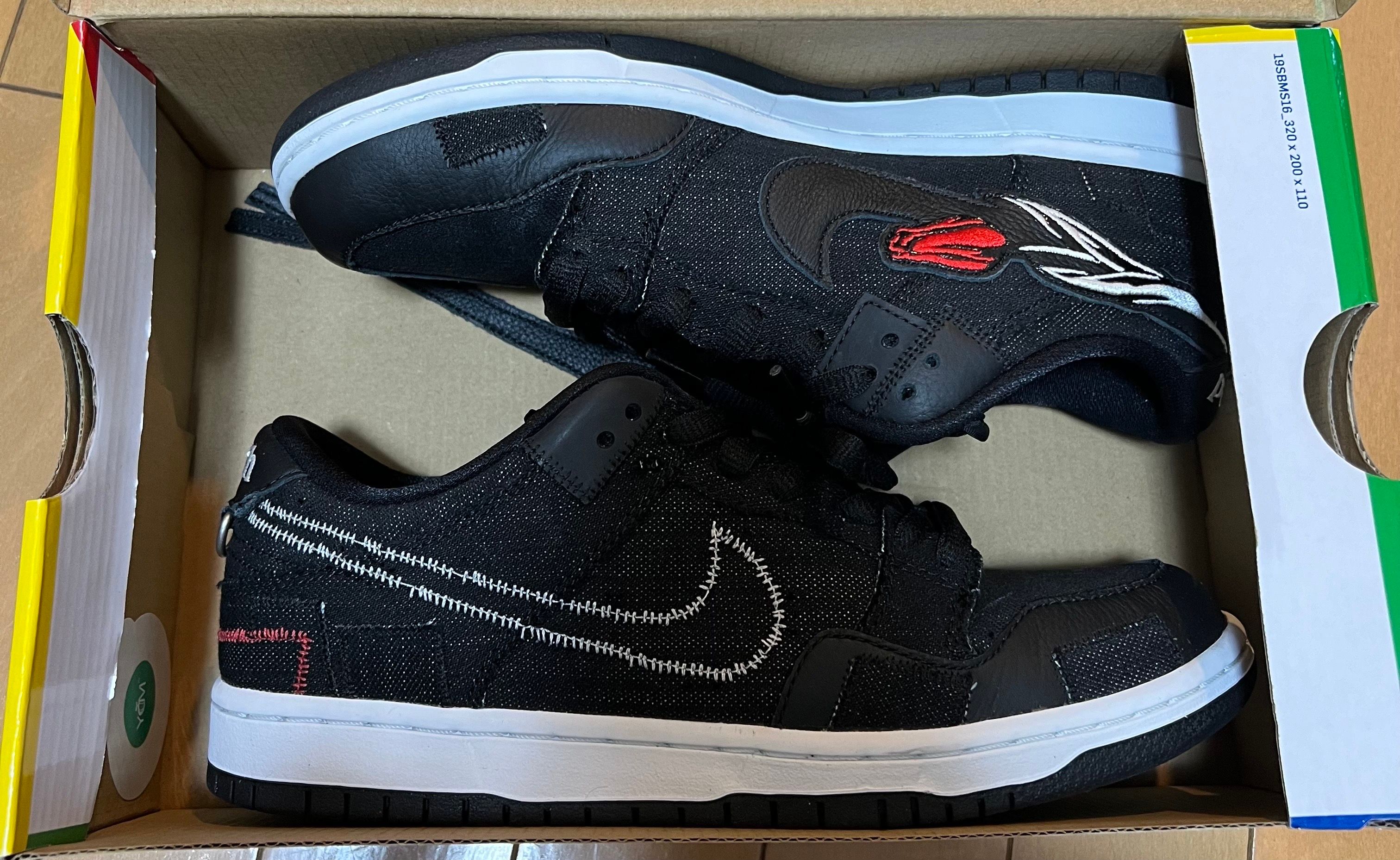 Wasted Youth × Nike SB Dunk Low "Black Denim" / VERDY