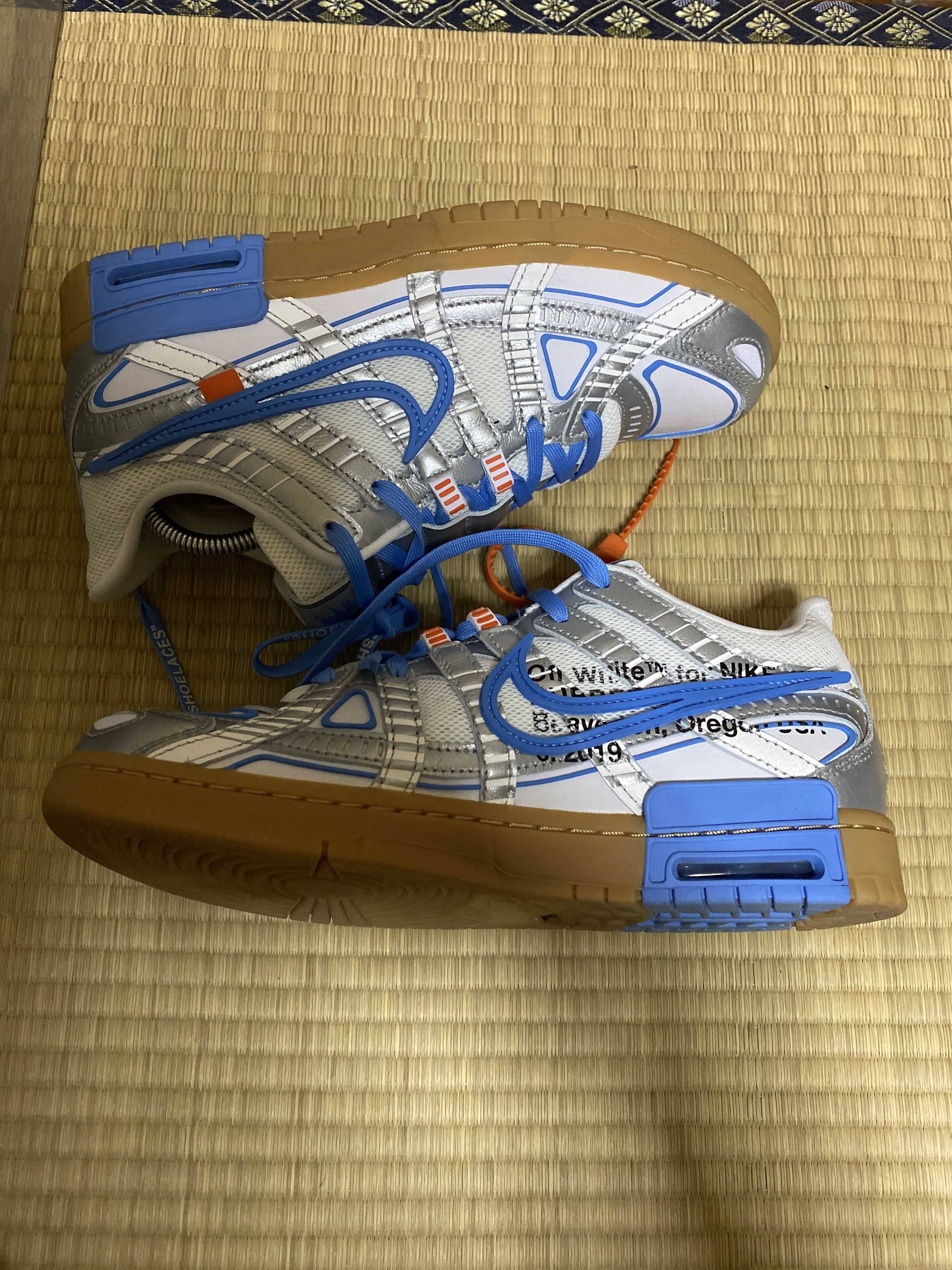 Off-White × Nike Air Rubber Dunk "White/University Blue" 