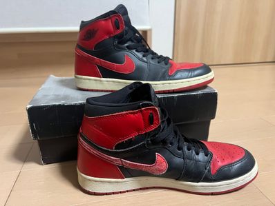 Nike Air Jordan 1 Retro High "Black Varsity Red/Bred"(2001)