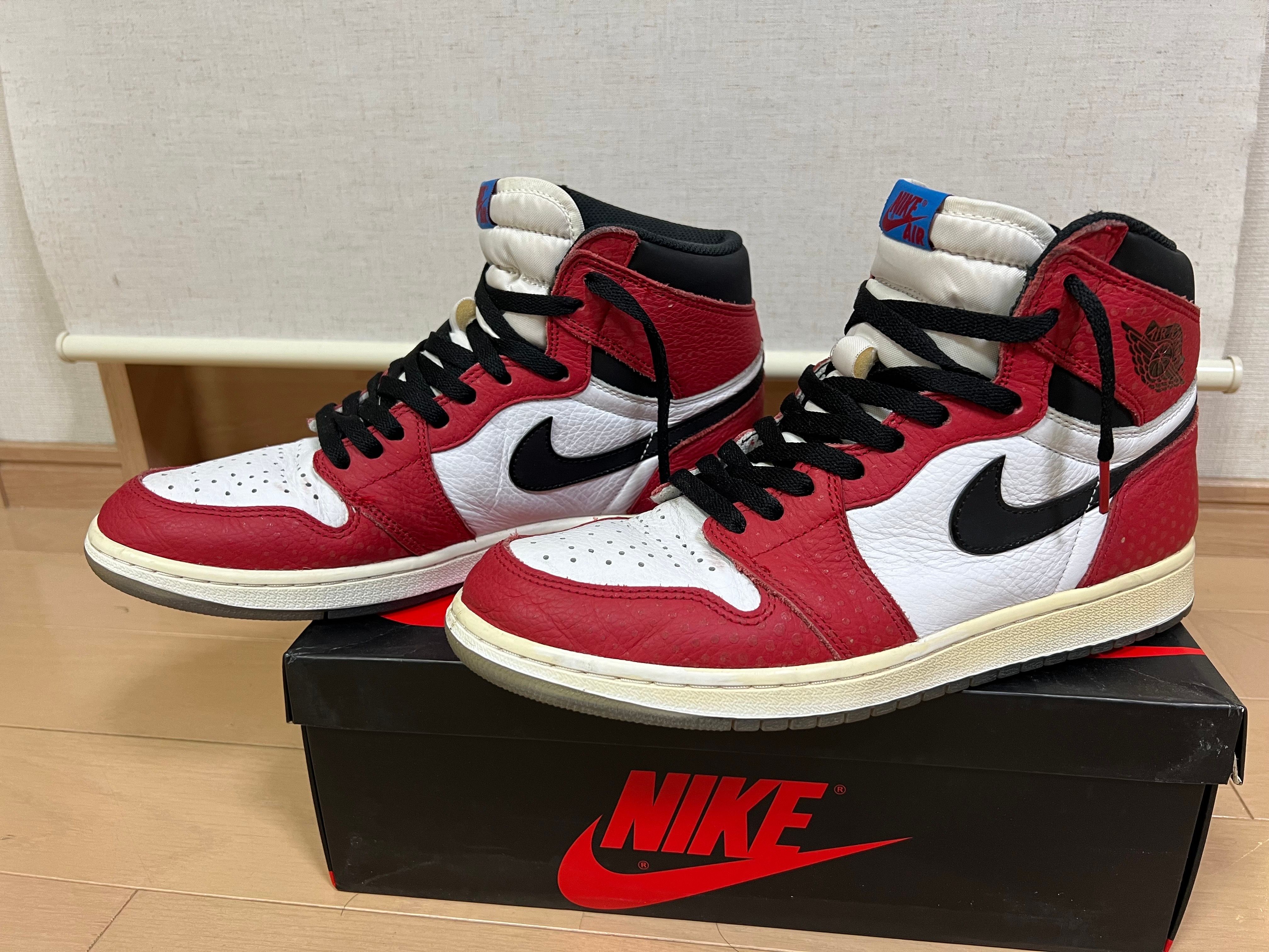 Spiderman × Nike Air Jordan 1 Origin Story "Gym Red/White/Photo Blue/Black"