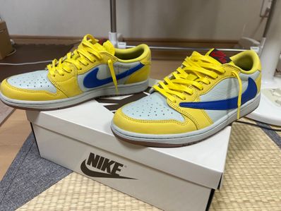 Travis Scott × Nike Women's Air Jordan 1 Retro Low OG "Canary"