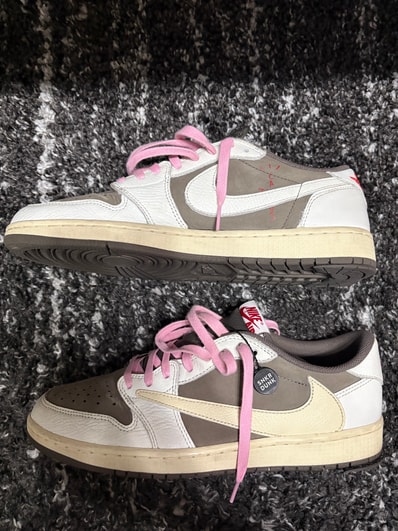 Travis Scott × Nike Air Jordan 1 Low OG SP "Reverse Mocha/Sail and Ridgerock"