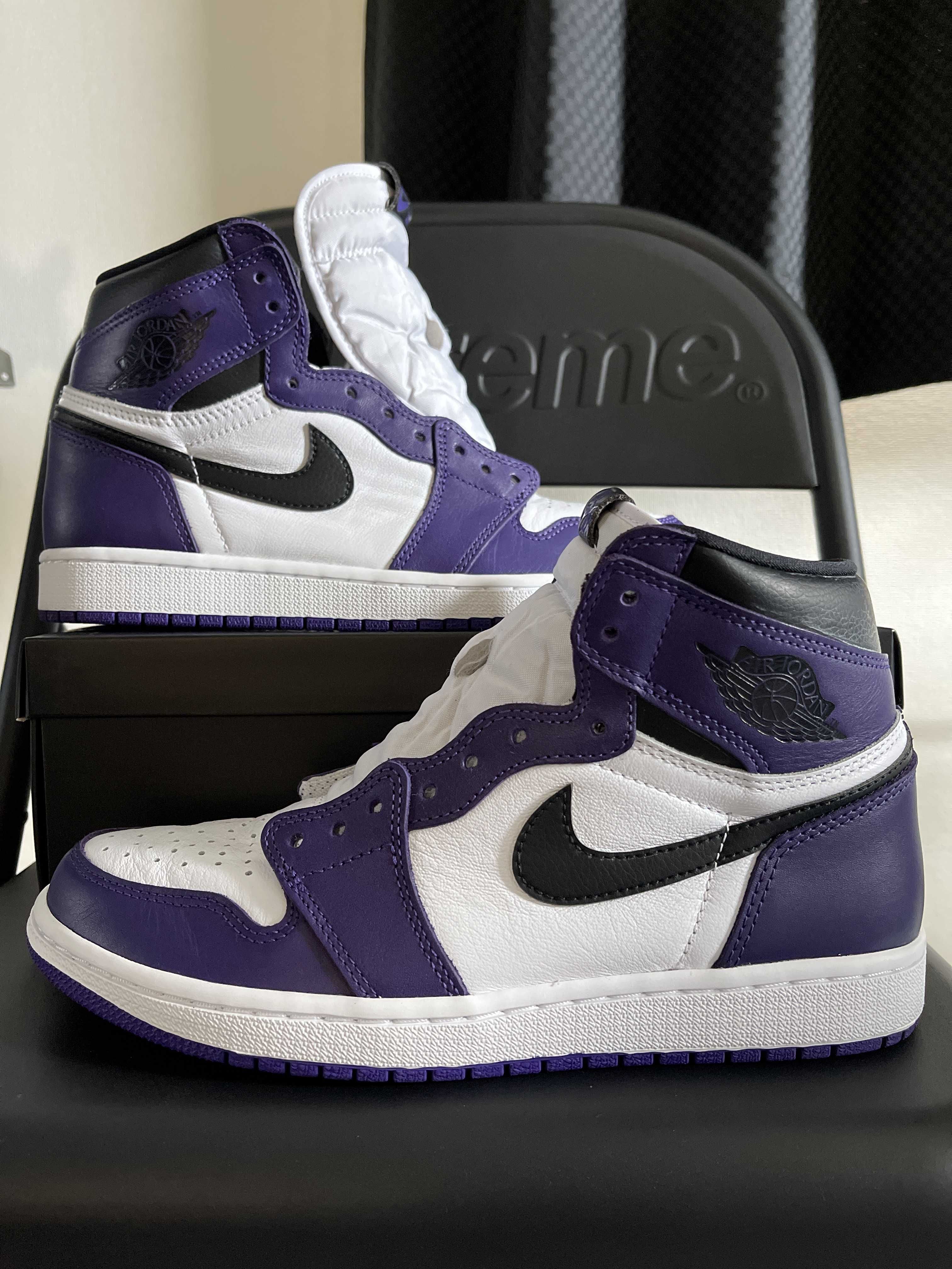 Nike Air Jordan 1 Retro High OG "Court Purple White/Black" (2020)