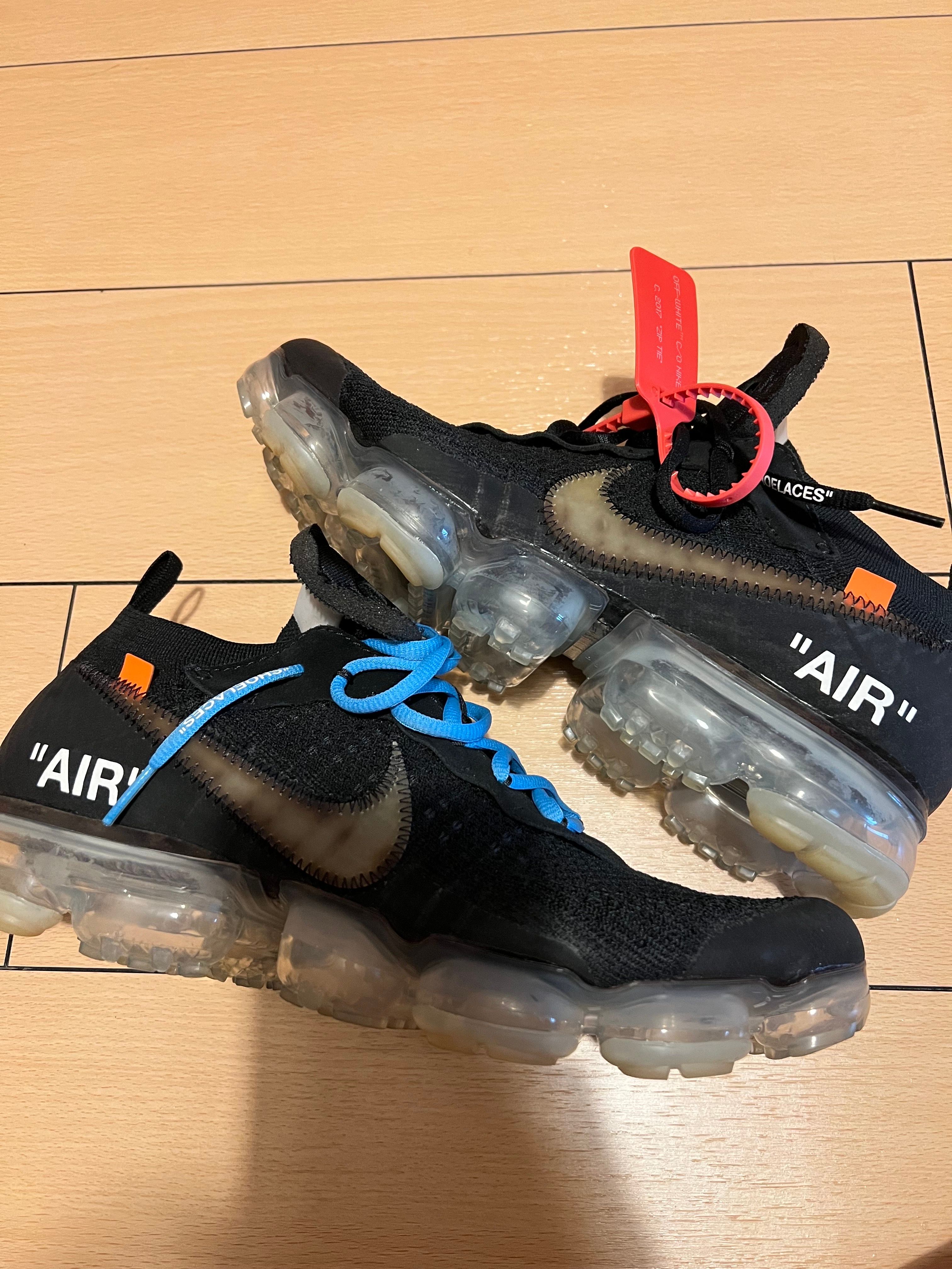 Off-White × Nike Air Vapormax "Black/Total Orange/Clear"