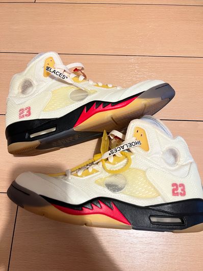 Off-White × Nike Air Jordan 5 "Sail"