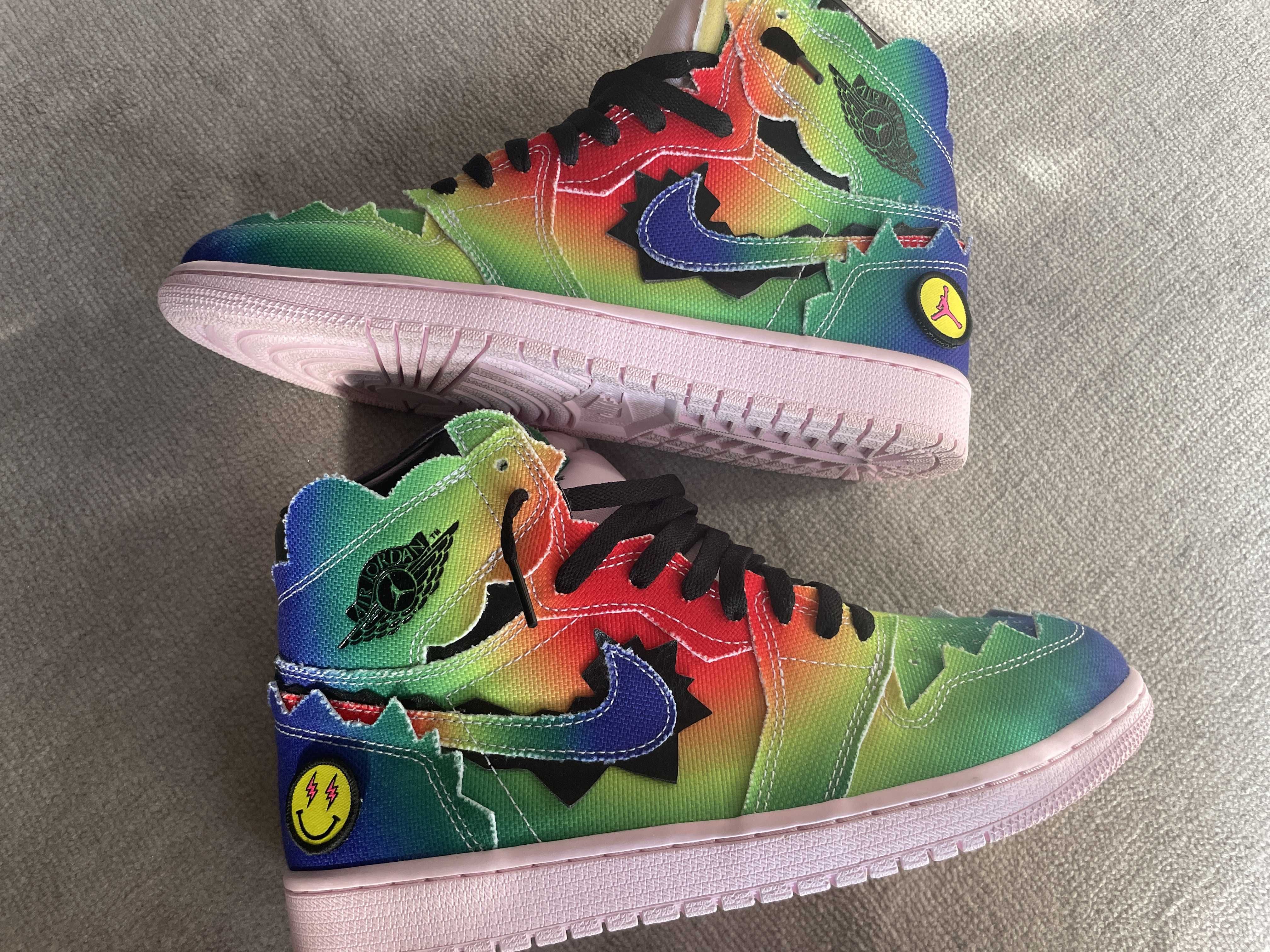 J Balvin × Nike Air Jordan 1 High OG "Rainbow"