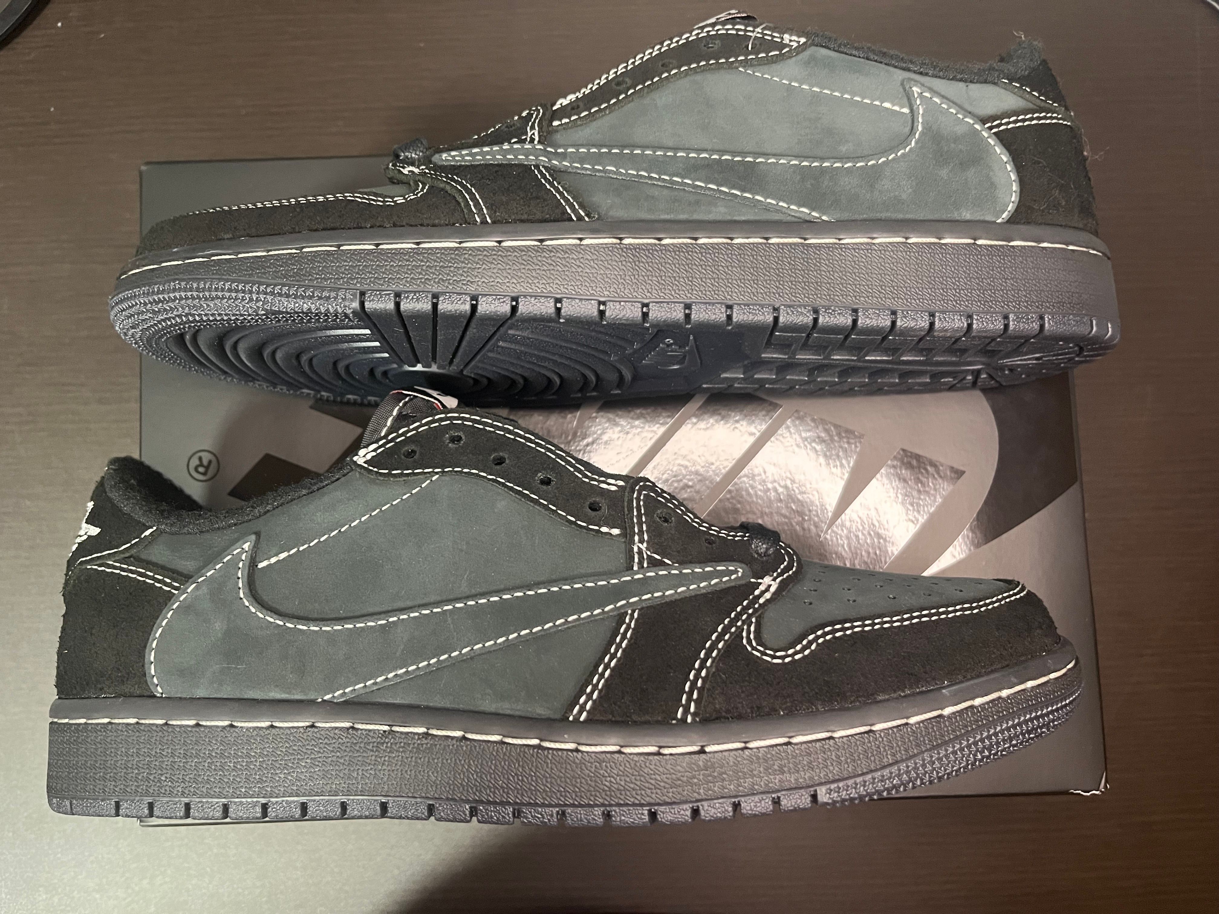 Travis Scott × Nike Air Jordan 1 Low OG SP "Black Phantom"