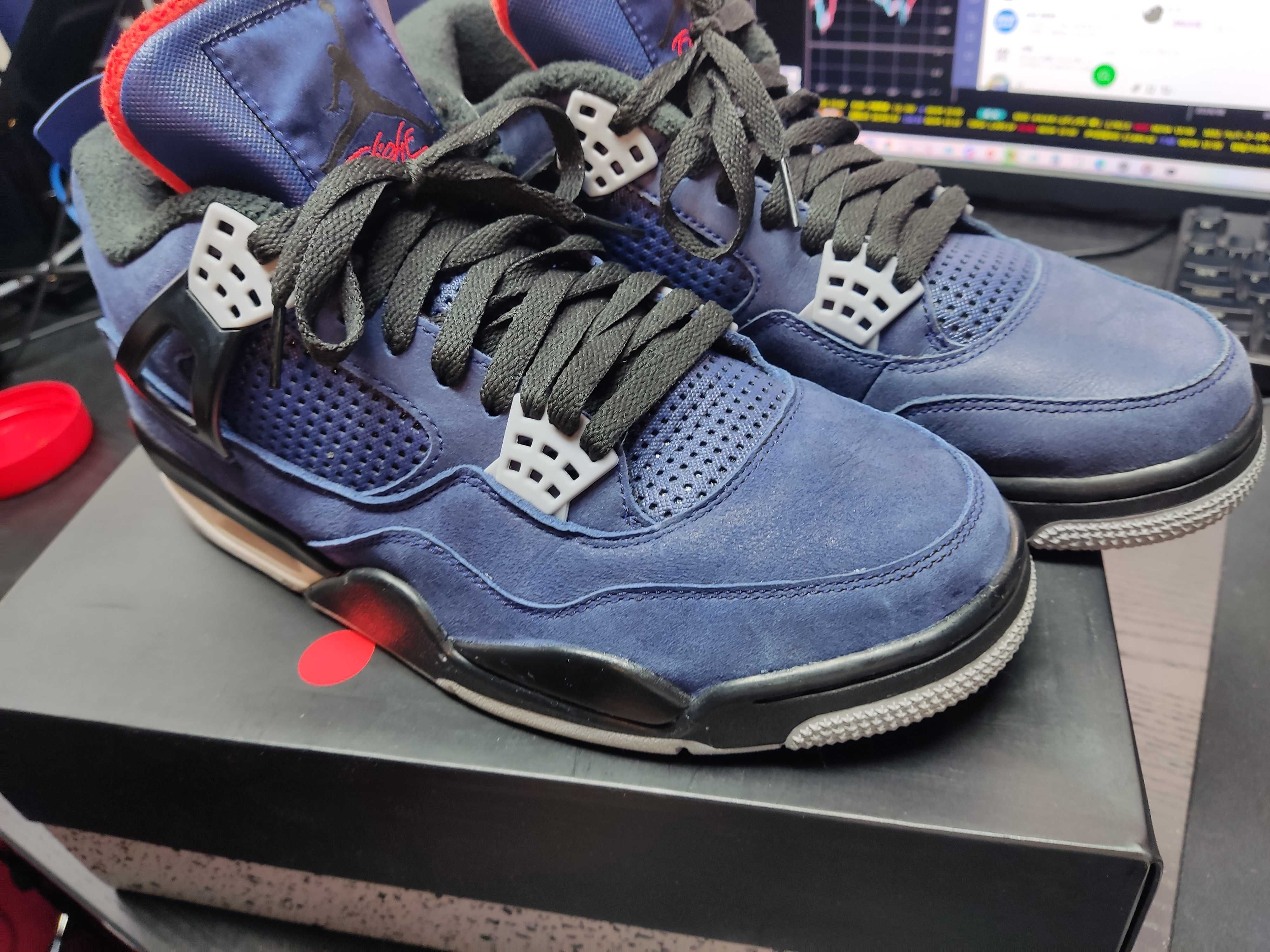 Nike Air Jordan 4 Retro WNTR "Loyal Blue/White/Black"