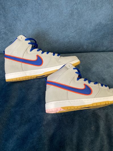 Nike SB Dunk High "Rush Blue and Team Orange/New York Mets"