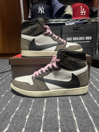 Travis Scott × Nike Air Jordan 1 Retro High OG TS SP "Sail/Dark Mocha"