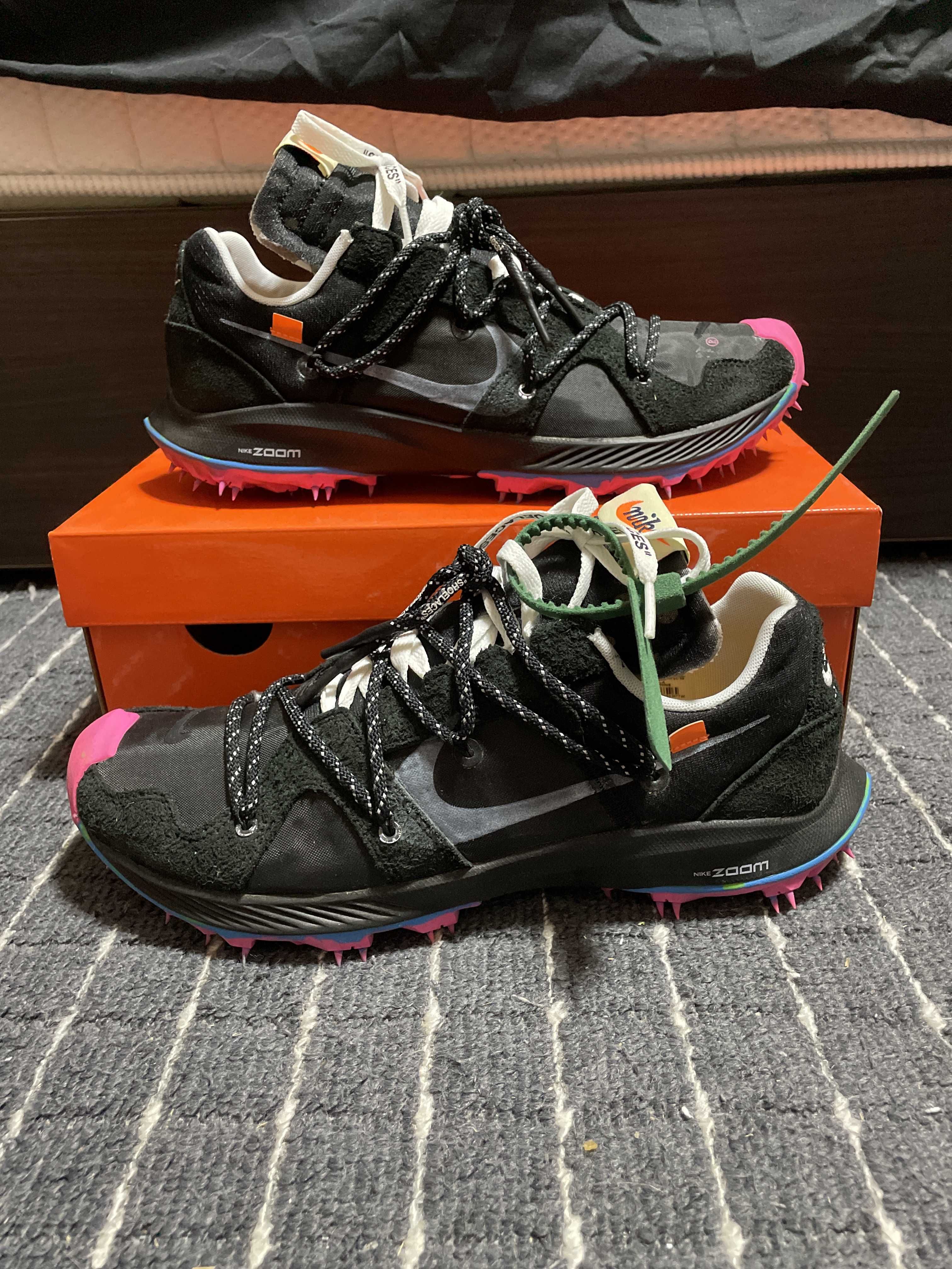 Off-White × Nike Women's Zoom Terra Kiger 5 "Black"