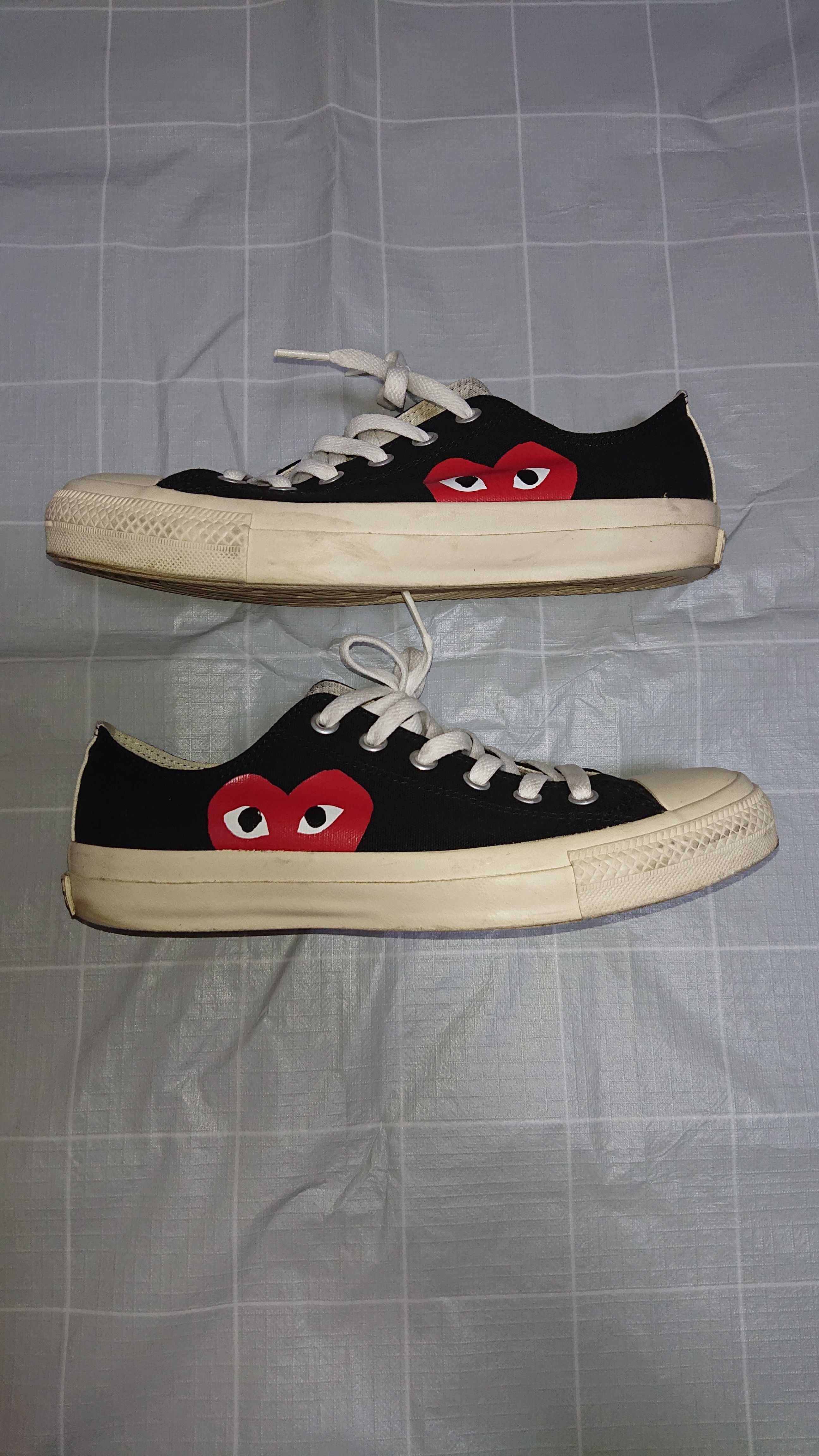 PLAY COMME des GARCONS × Converse All Star OX "Black"