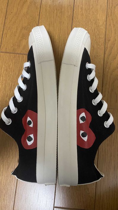 PLAY COMME des GARCONS × Converse All Star OX "Black"